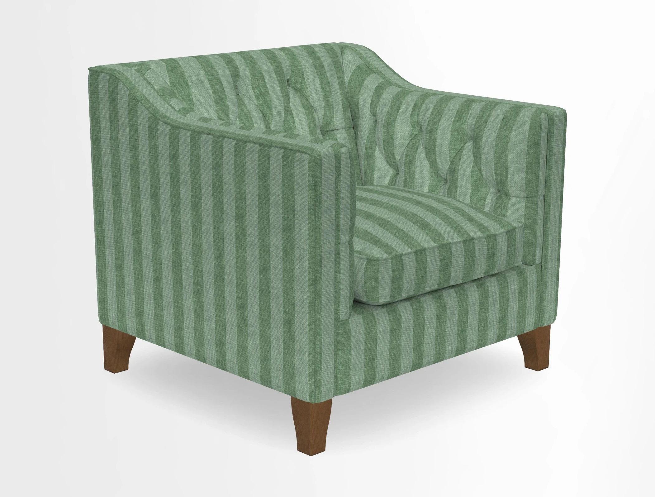 Haresfield Dipped Arm Chair in Two Tone Plain Biscuit