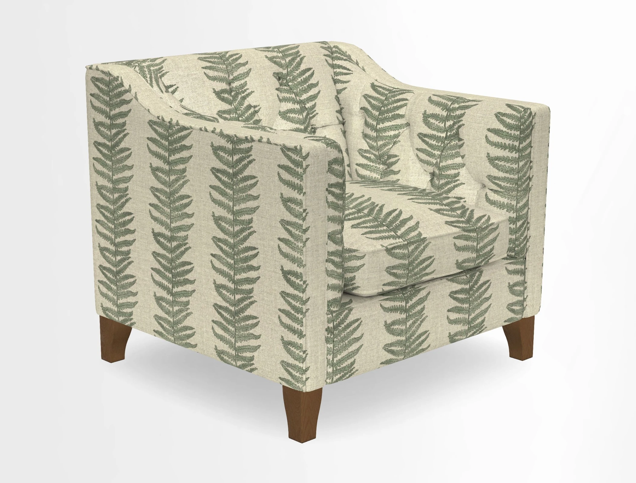 Haresfield Dipped Arm Chair in Two Tone Plain Biscuit
