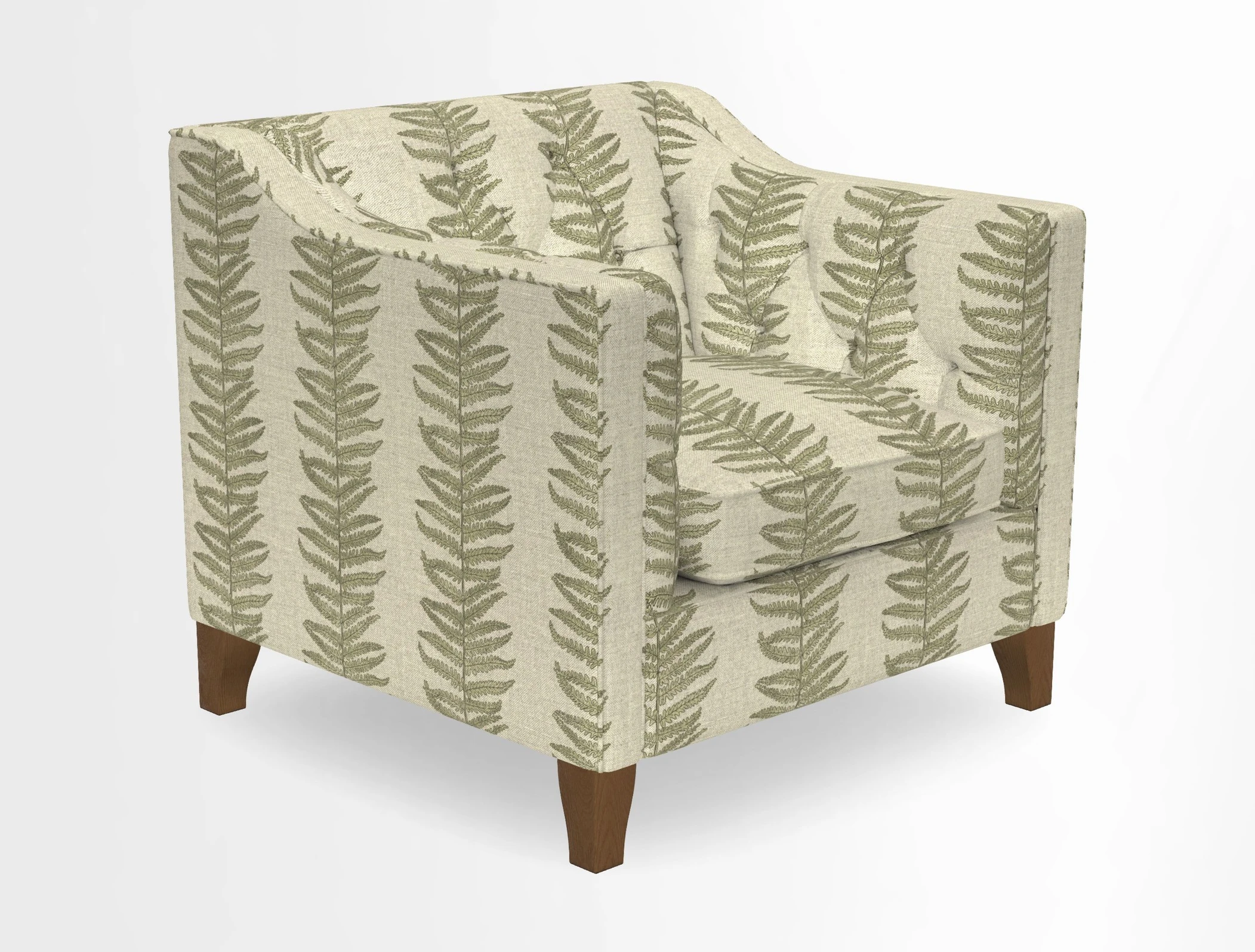 Haresfield Dipped Arm Chair in Two Tone Plain Biscuit