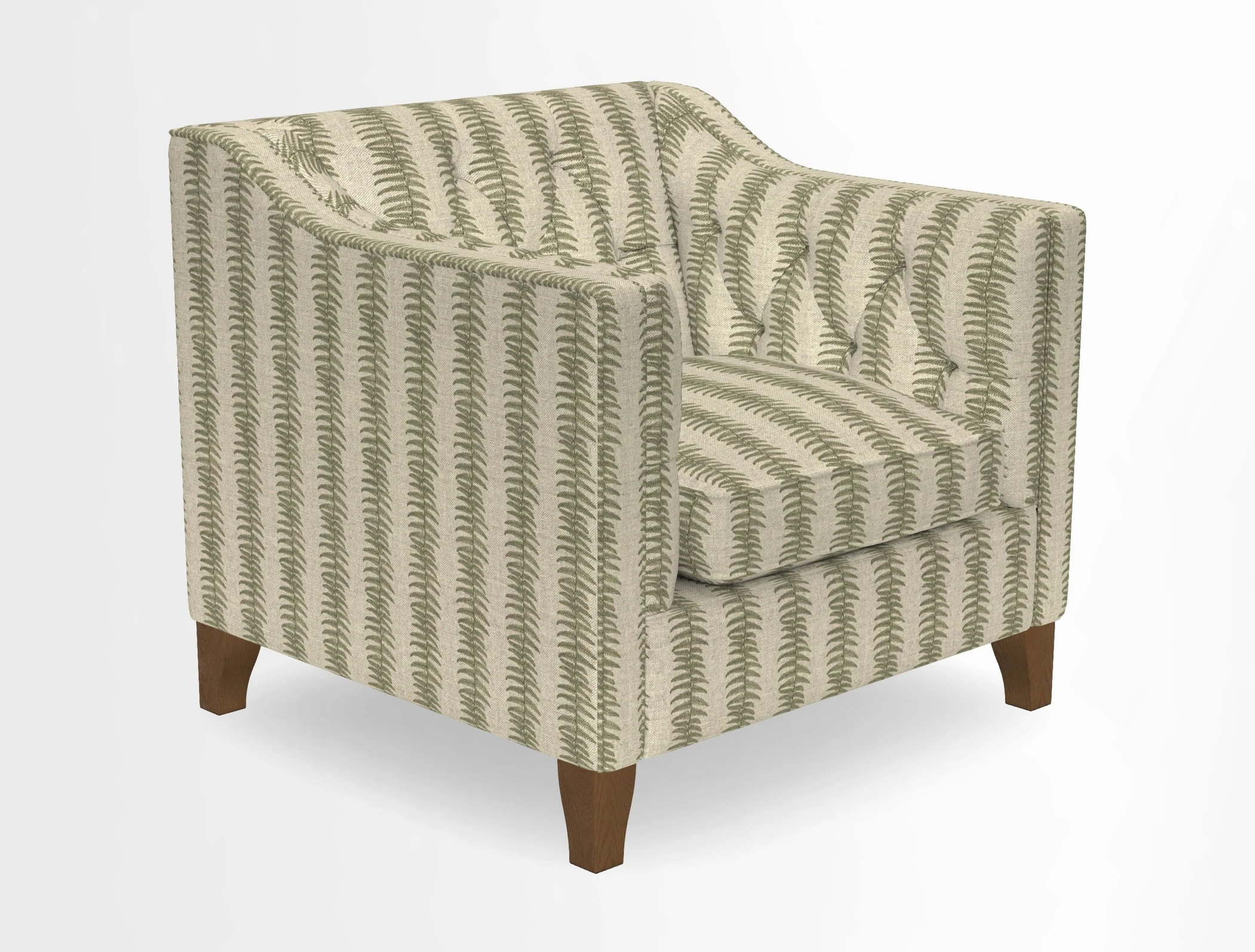 Haresfield Dipped Arm Chair in Two Tone Plain Biscuit