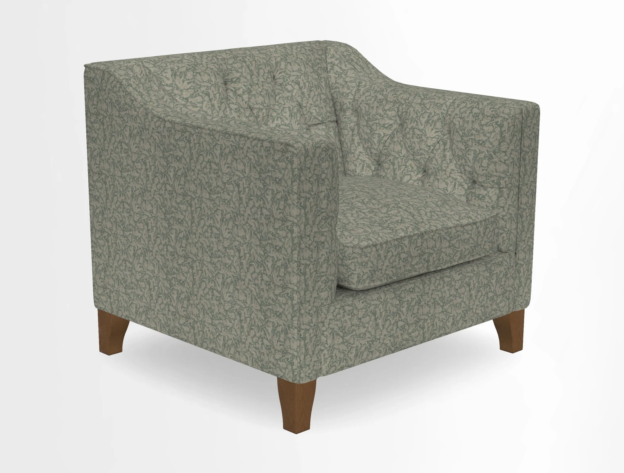 Haresfield Dipped Arm Chair in Two Tone Plain Biscuit