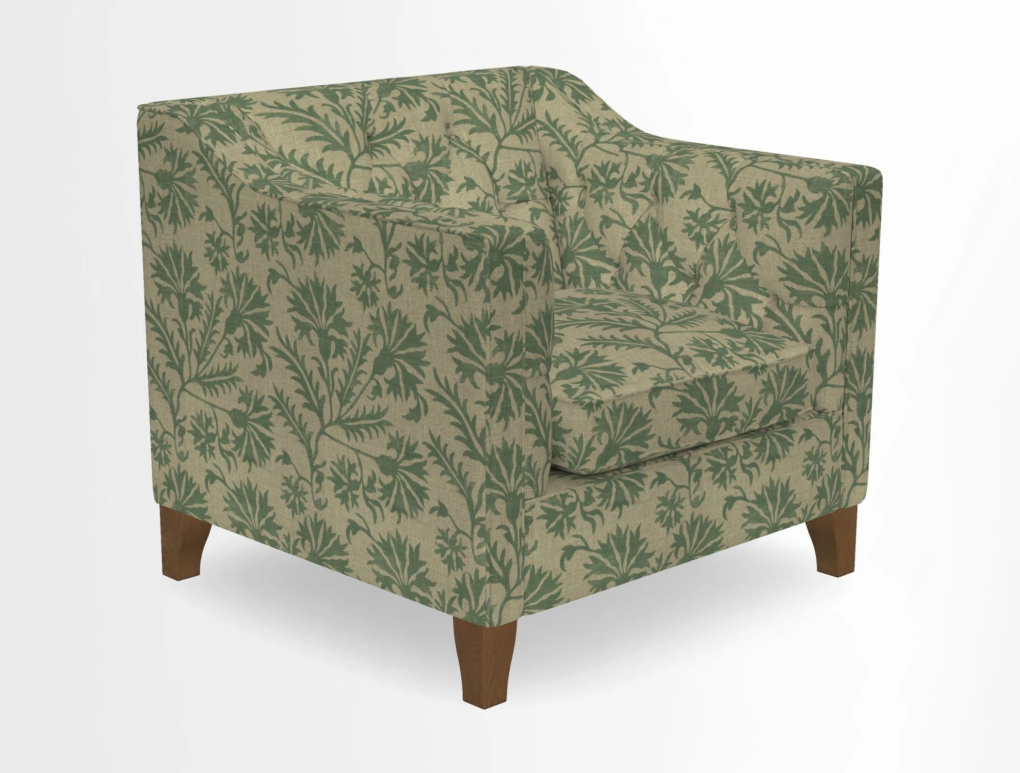 Haresfield Dipped Arm Chair in Two Tone Plain Biscuit