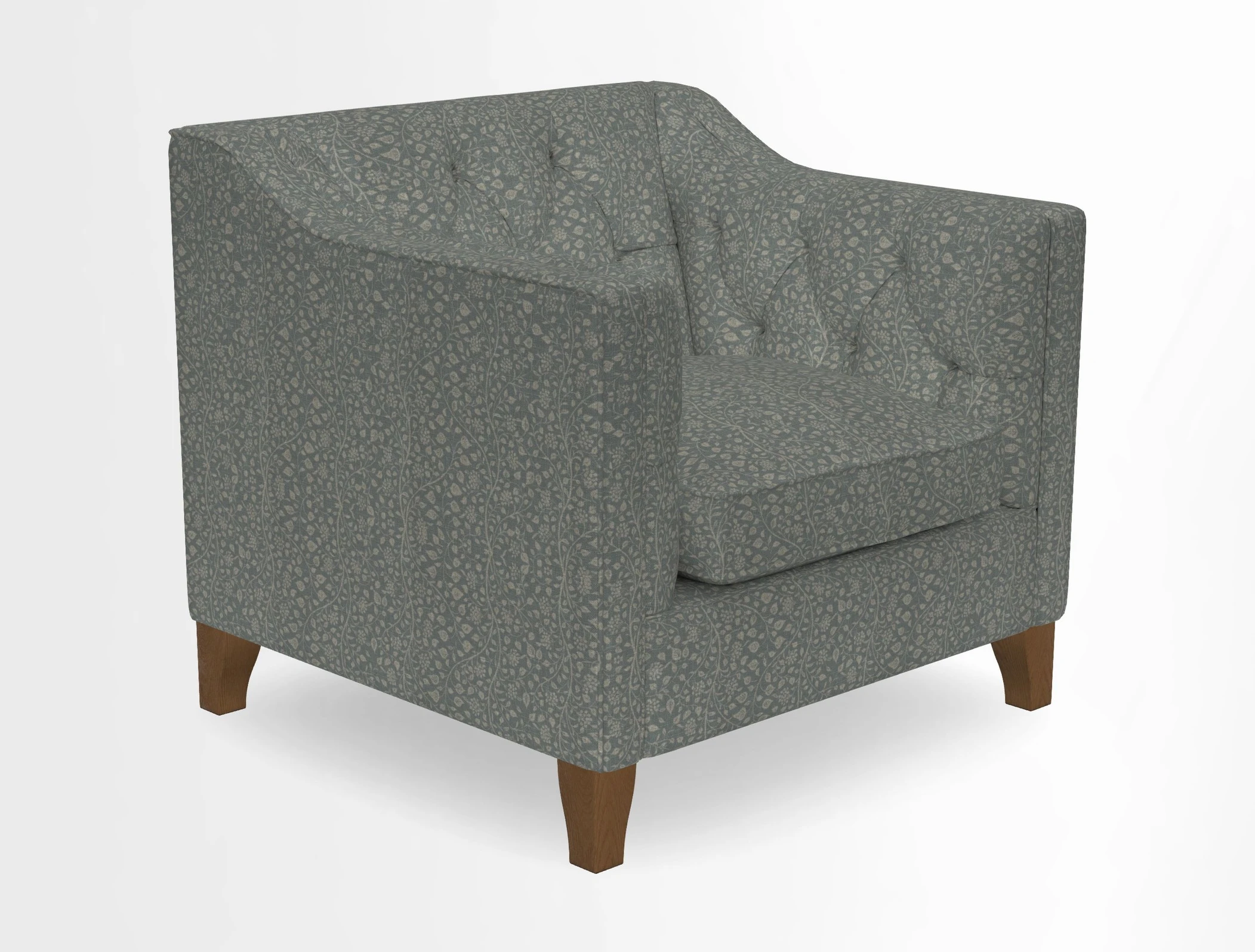 Haresfield Dipped Arm Chair in Two Tone Plain Biscuit