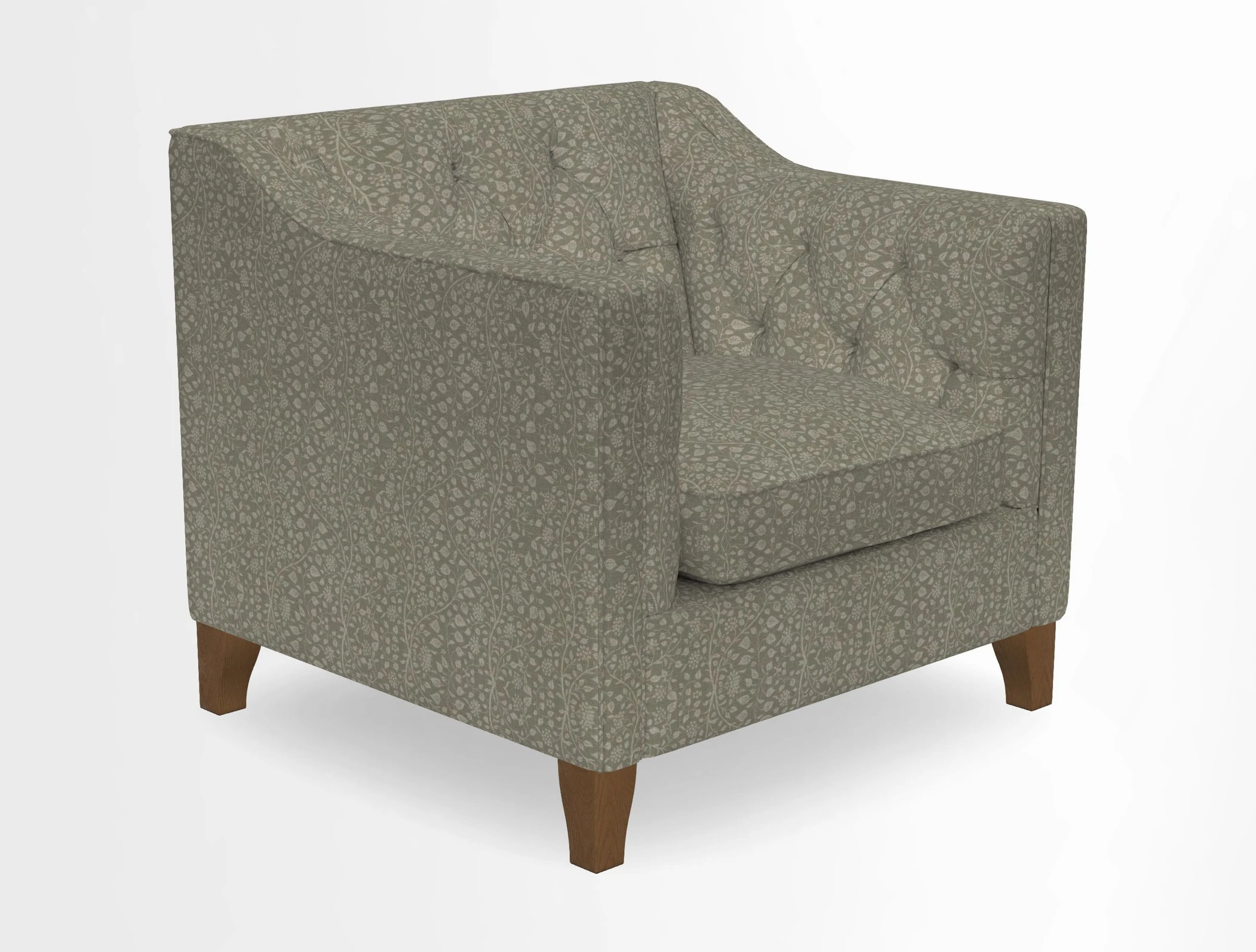 Haresfield Dipped Arm Chair in Two Tone Plain Biscuit