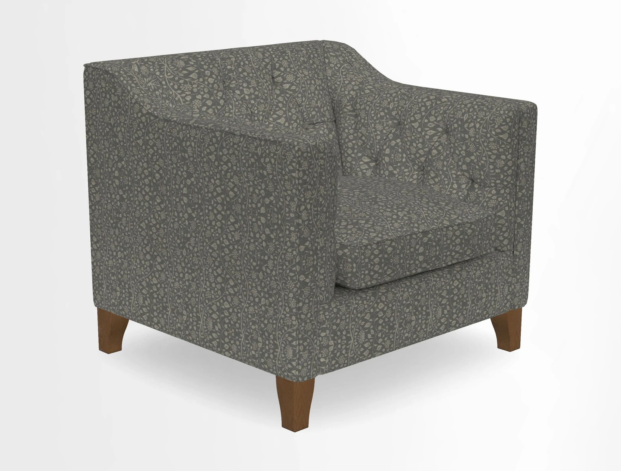 Haresfield Dipped Arm Chair in Two Tone Plain Biscuit