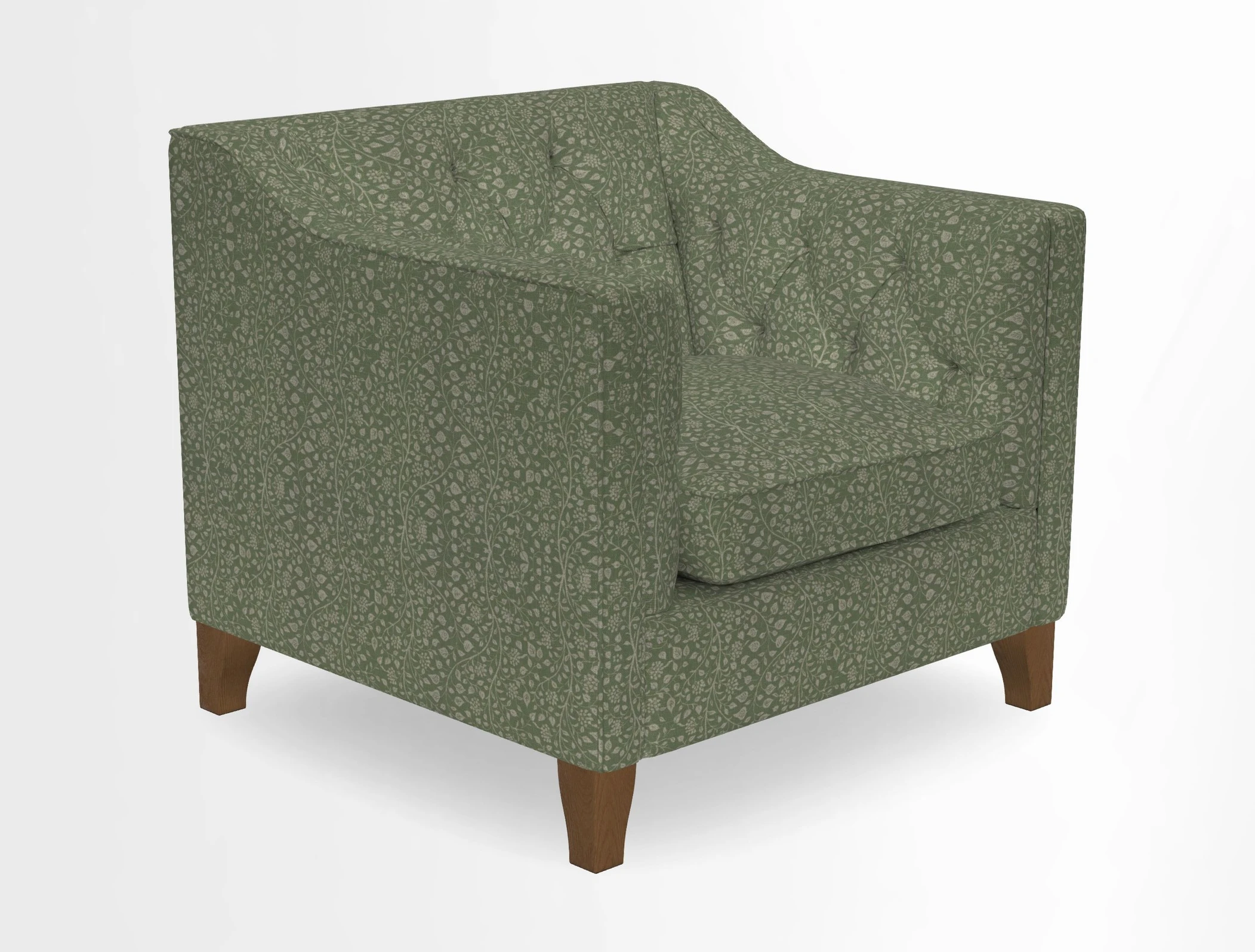 Haresfield Dipped Arm Chair in Two Tone Plain Biscuit