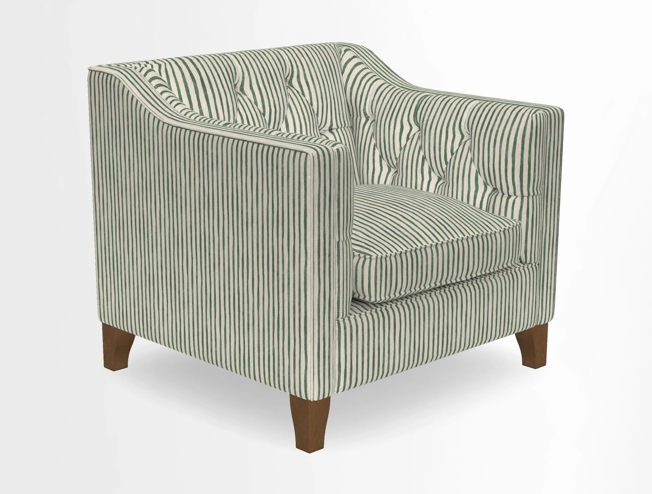 Haresfield Dipped Arm Chair in Two Tone Plain Biscuit