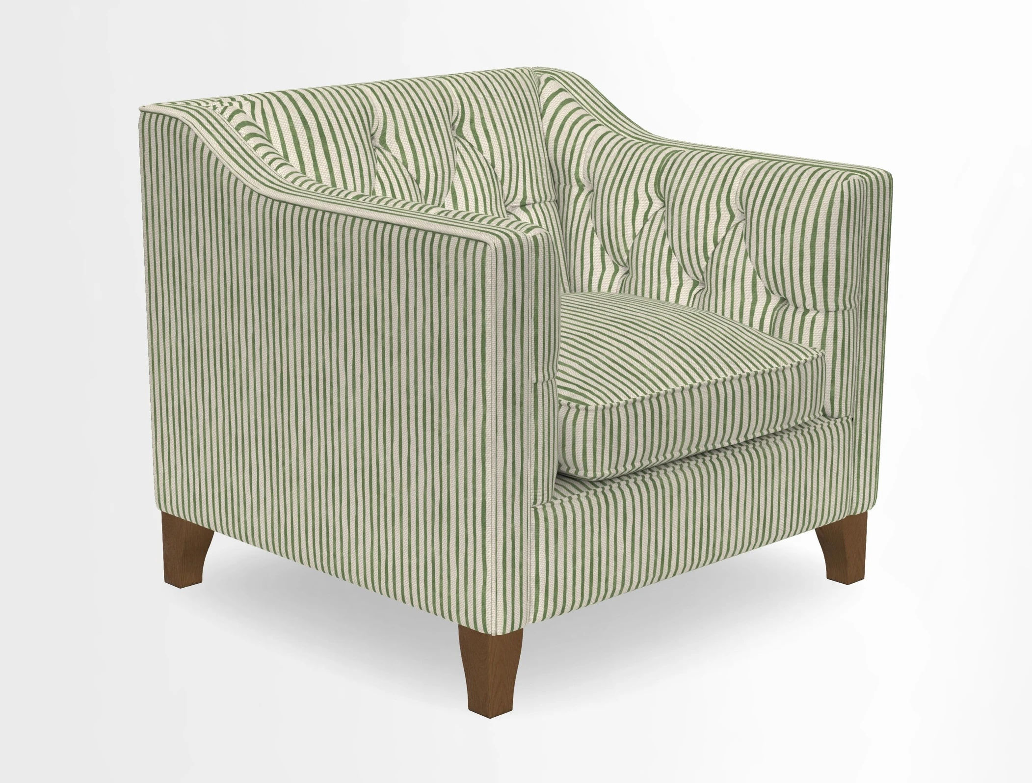 Haresfield Dipped Arm Chair in Two Tone Plain Biscuit