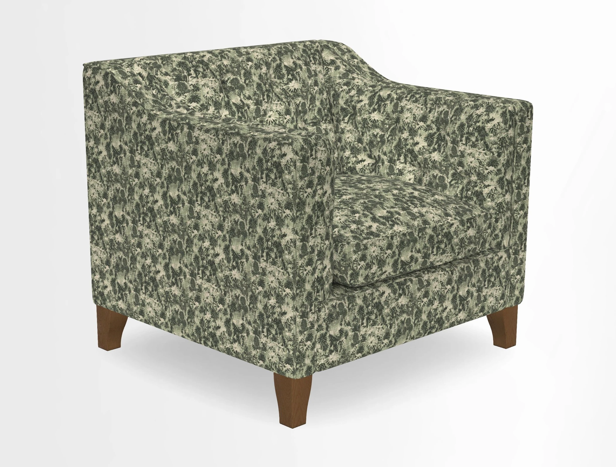 Haresfield Dipped Arm Chair in Two Tone Plain Biscuit
