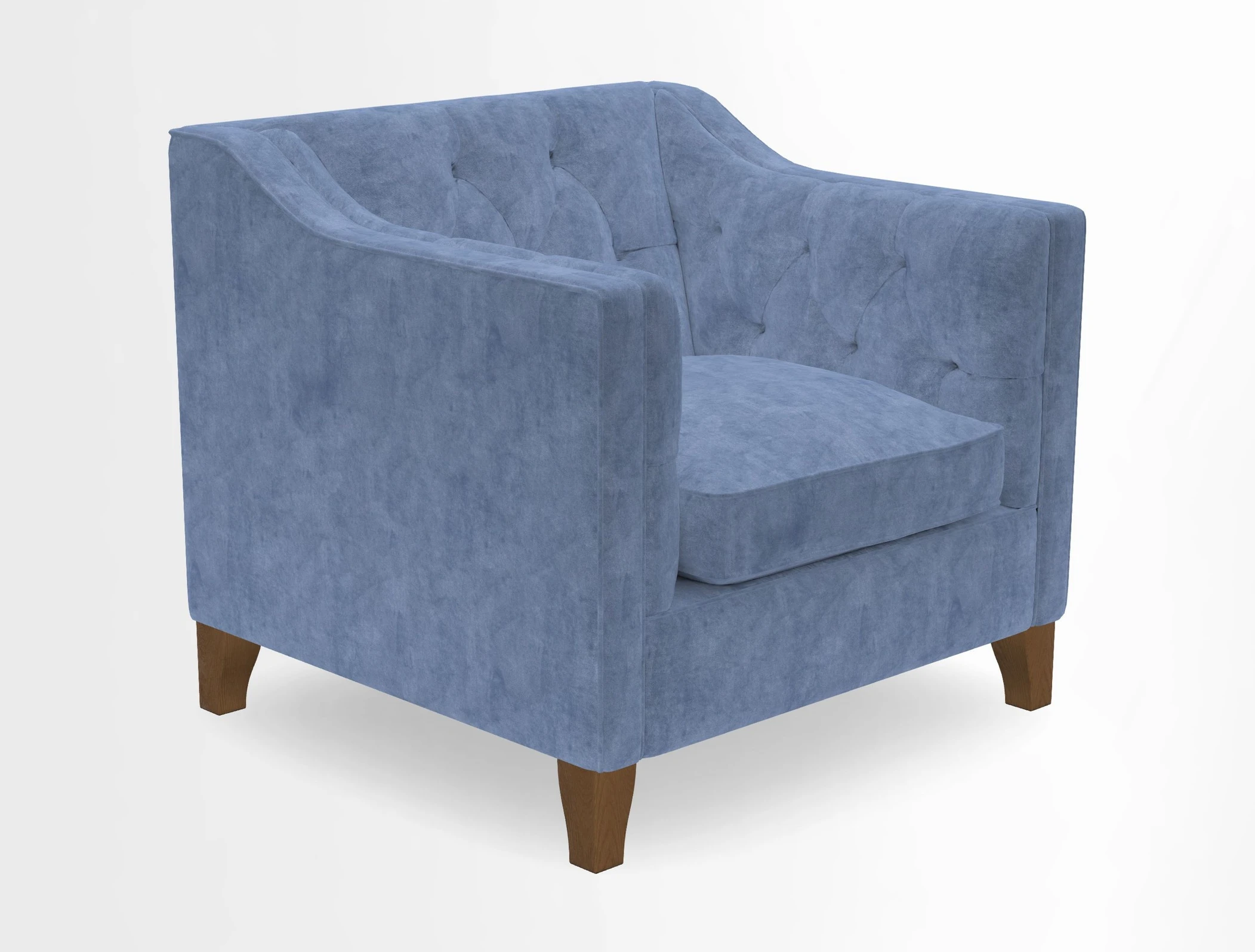 Haresfield Dipped Arm Chair in Two Tone Plain Biscuit