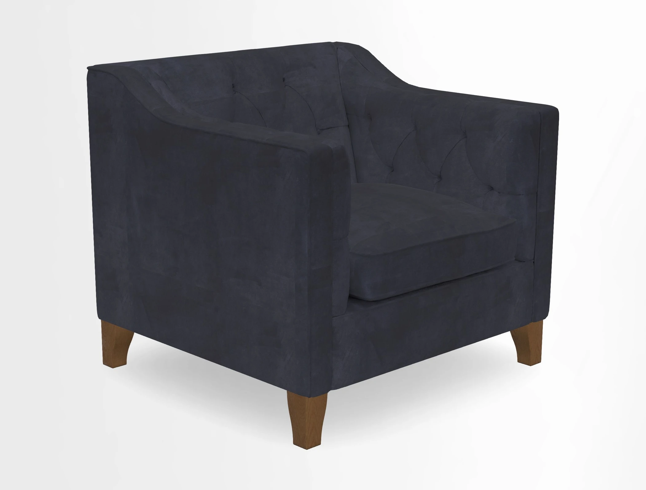 Haresfield Dipped Arm Chair in Two Tone Plain Biscuit