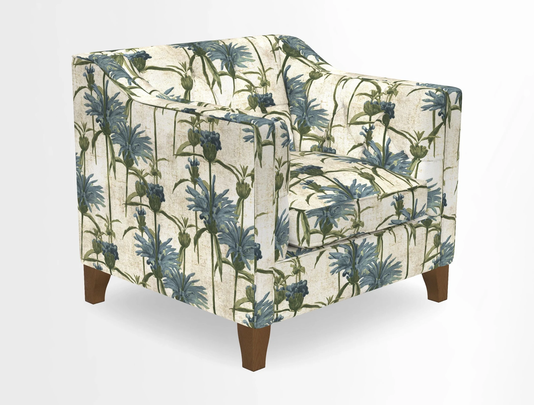Haresfield Dipped Arm Chair in Two Tone Plain Biscuit