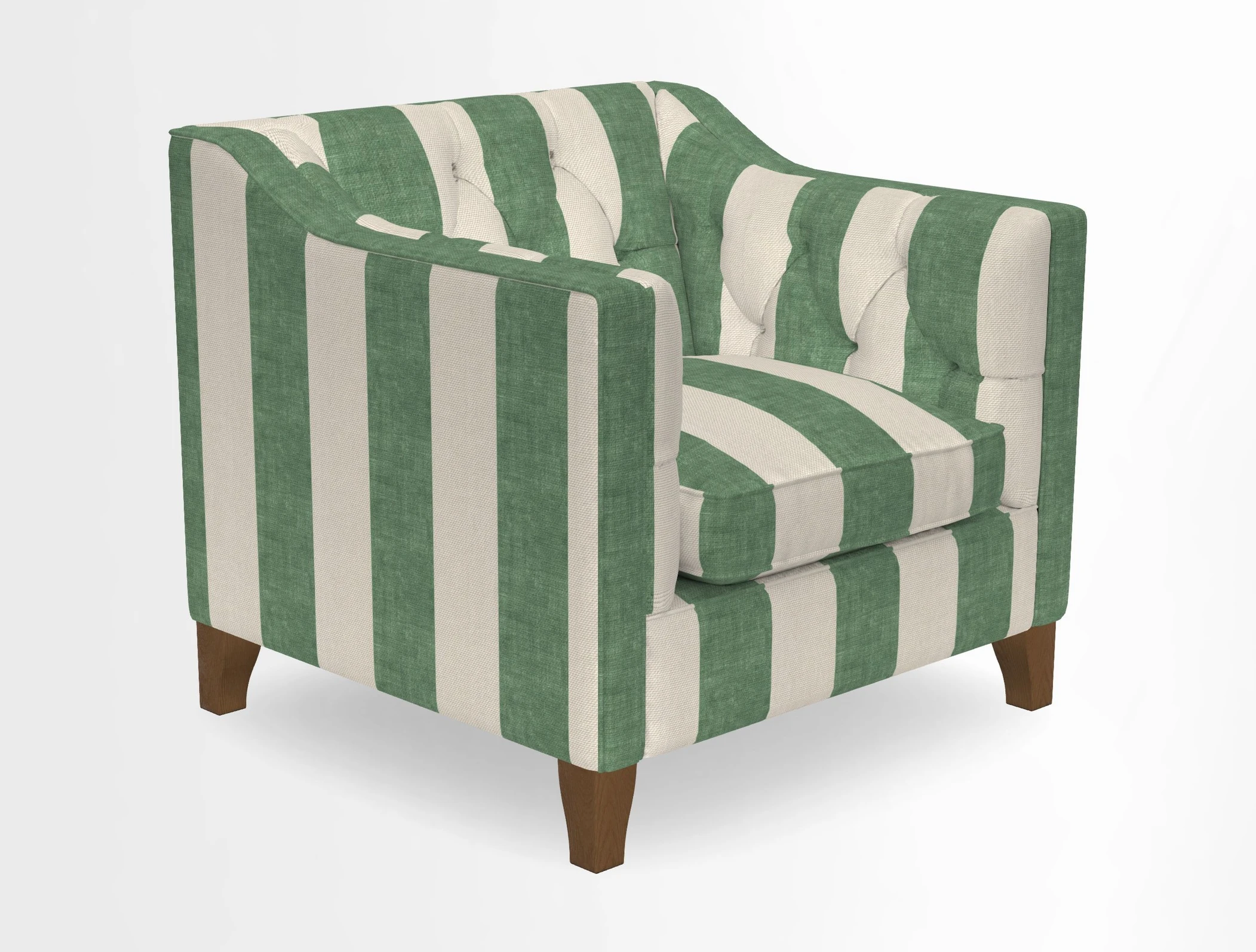 Haresfield Dipped Arm Chair in Two Tone Plain Biscuit