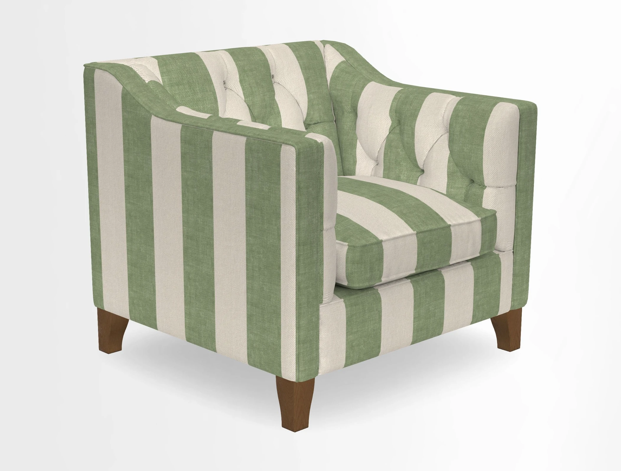 Haresfield Dipped Arm Chair in Two Tone Plain Biscuit