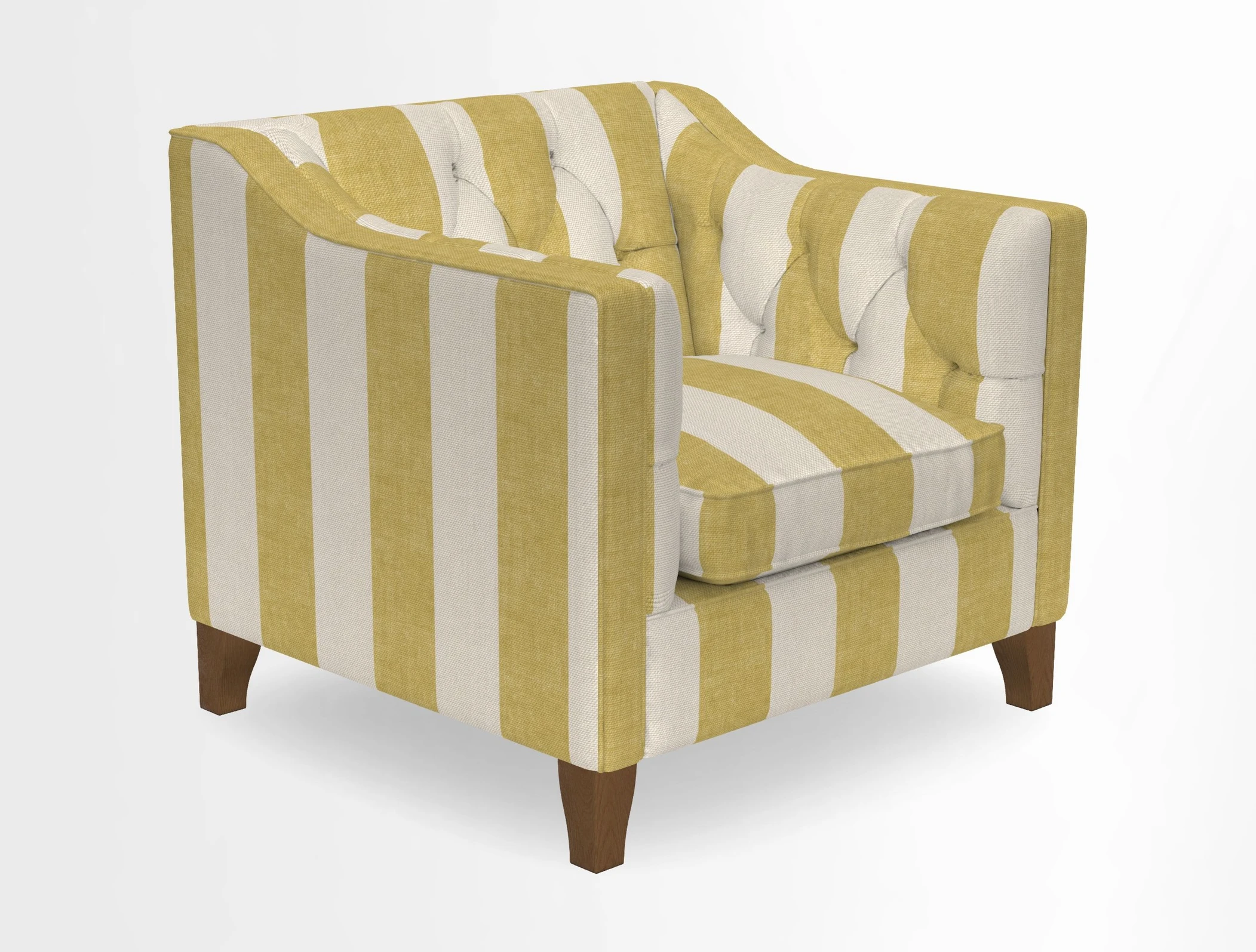 Haresfield Dipped Arm Chair in Two Tone Plain Biscuit