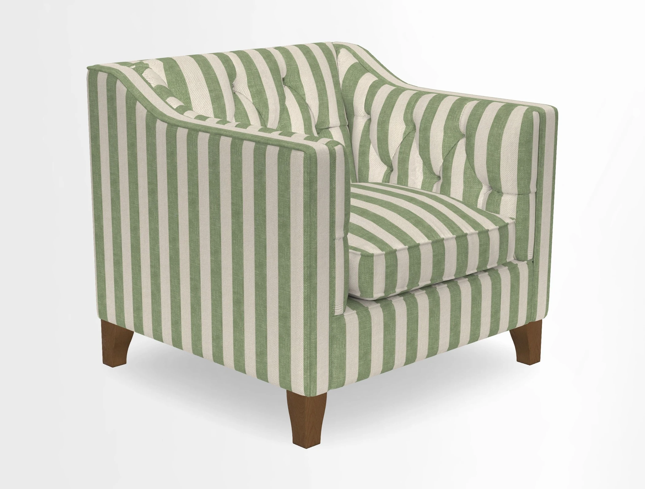 Haresfield Dipped Arm Chair in Two Tone Plain Biscuit