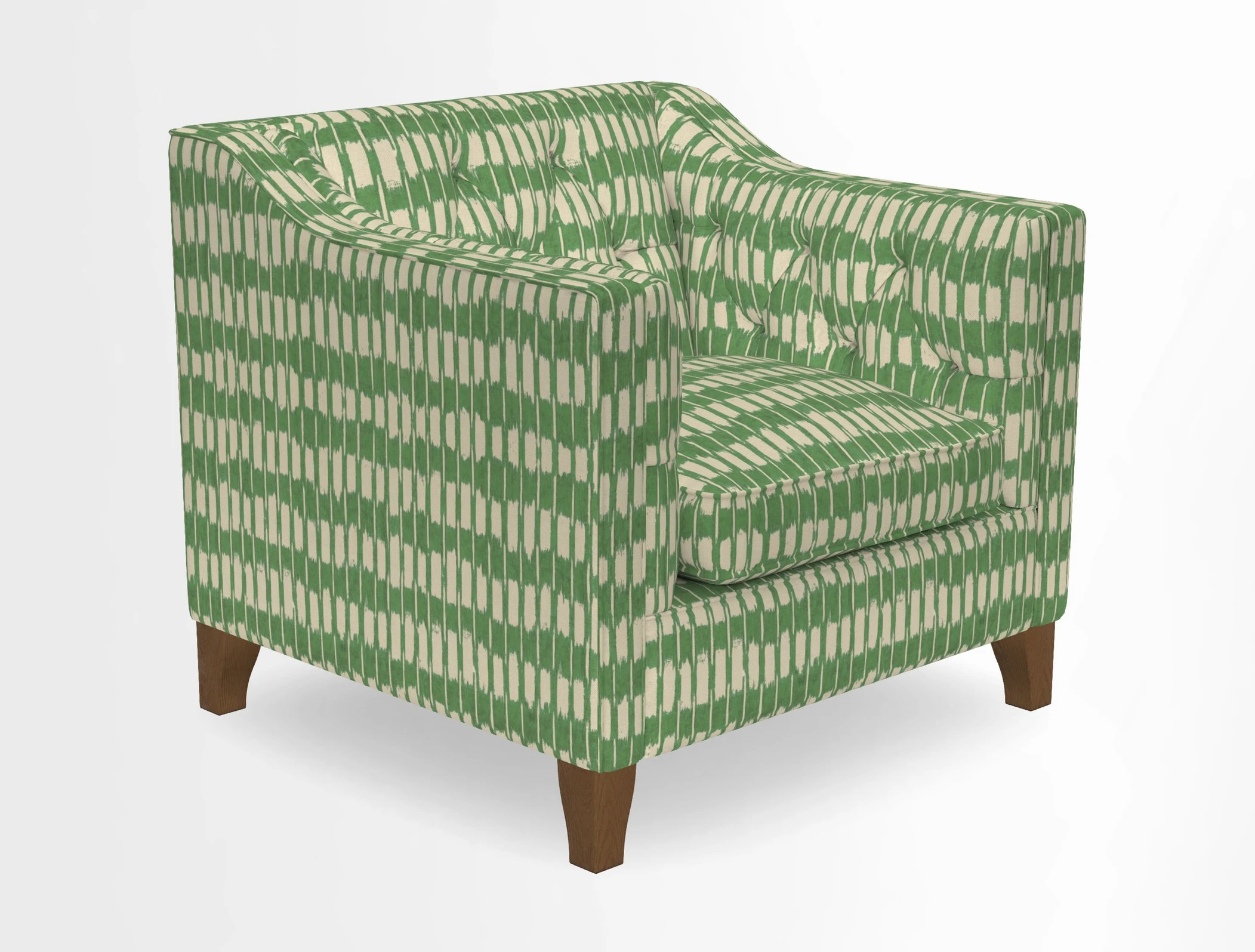 Haresfield Dipped Arm Chair in Two Tone Plain Biscuit