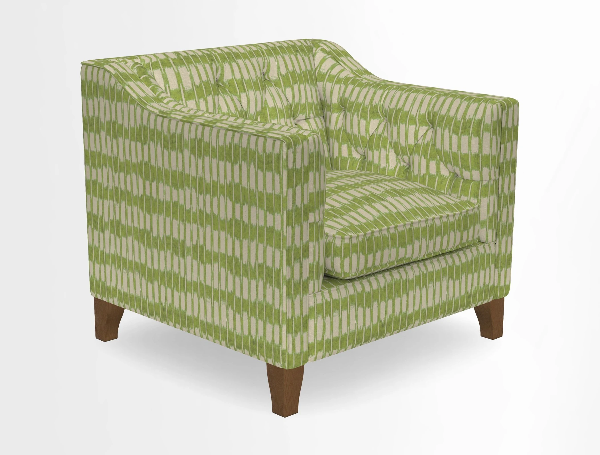 Haresfield Dipped Arm Chair in Two Tone Plain Biscuit