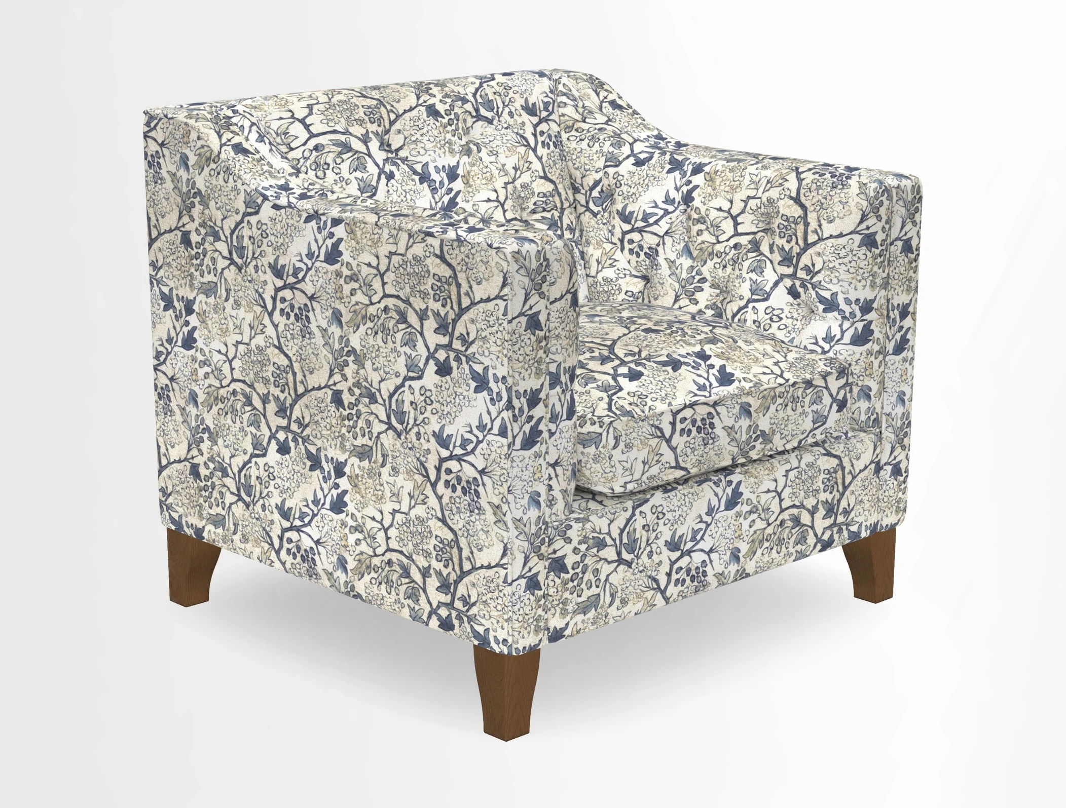 Haresfield Dipped Arm Chair in Two Tone Plain Biscuit