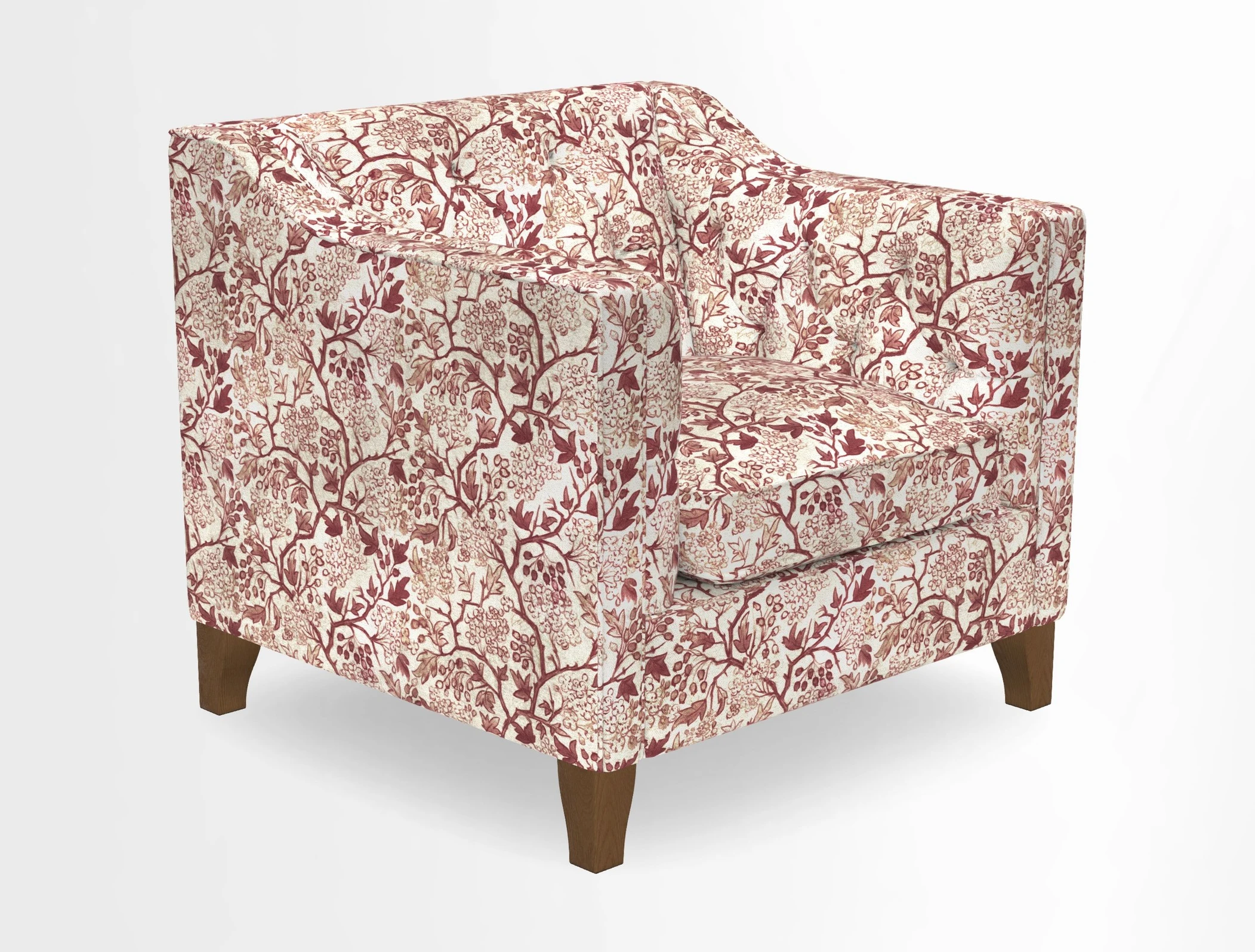 Haresfield Dipped Arm Chair in Two Tone Plain Biscuit
