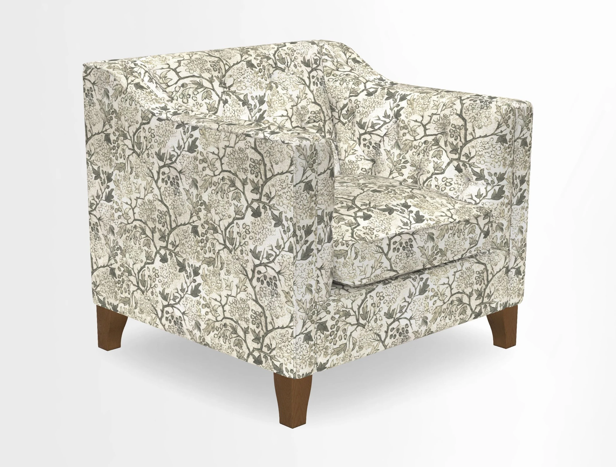 Haresfield Dipped Arm Chair in Two Tone Plain Biscuit