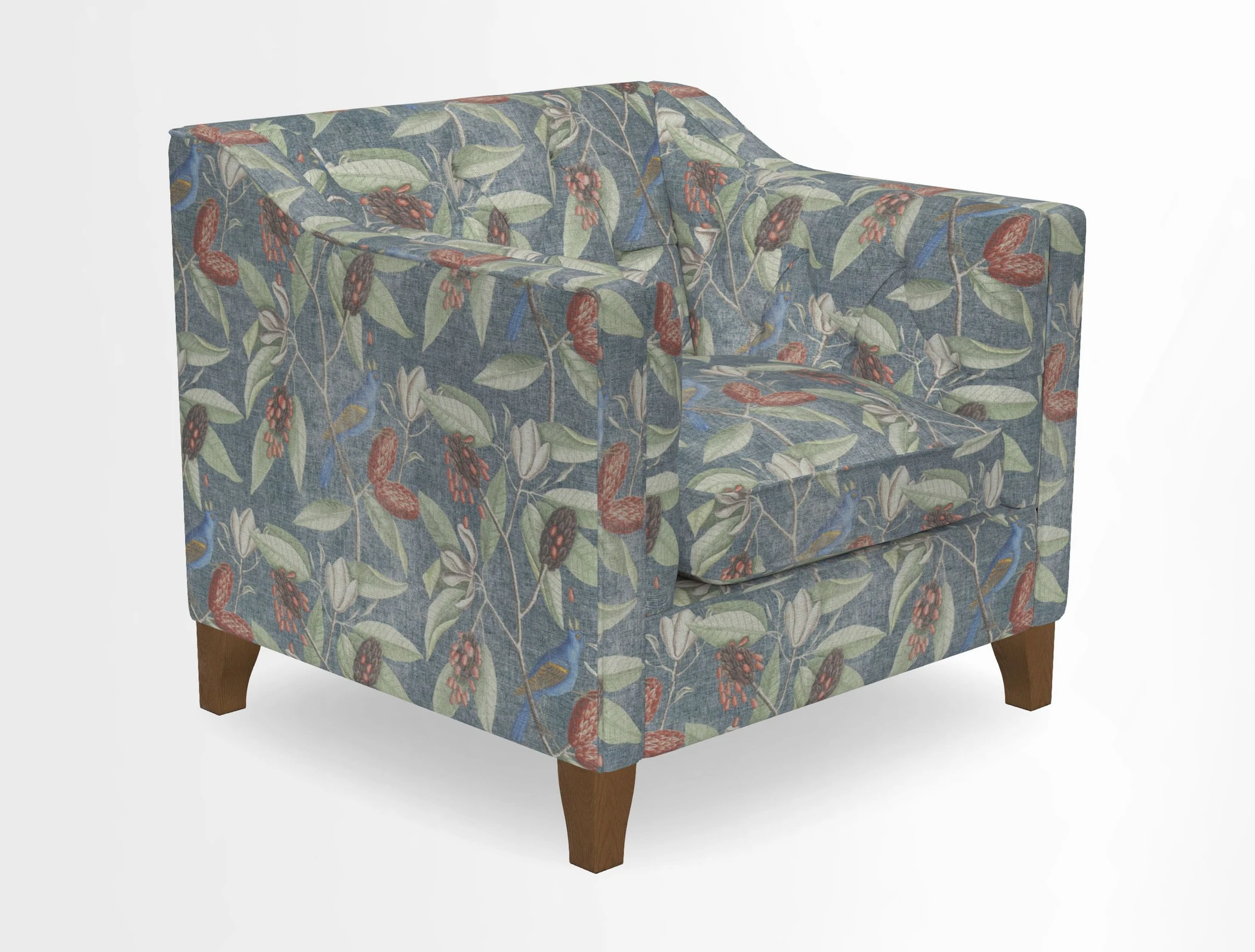 Haresfield Dipped Arm Chair in Two Tone Plain Biscuit