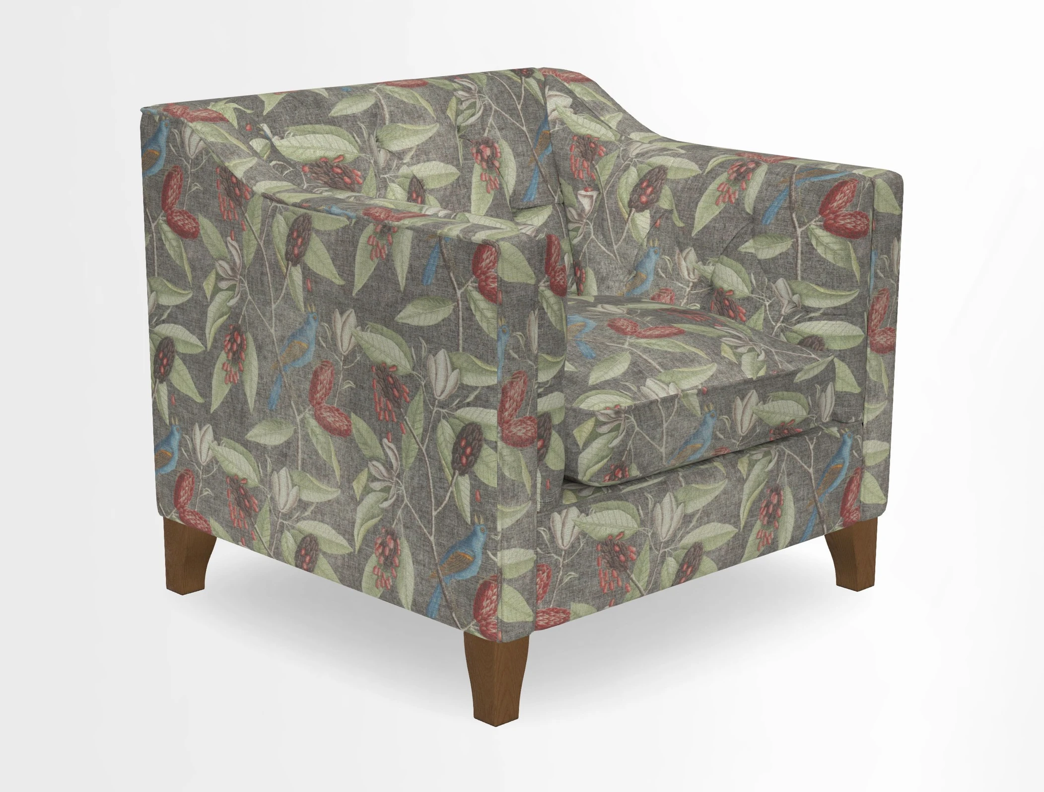 Haresfield Dipped Arm Chair in Two Tone Plain Biscuit