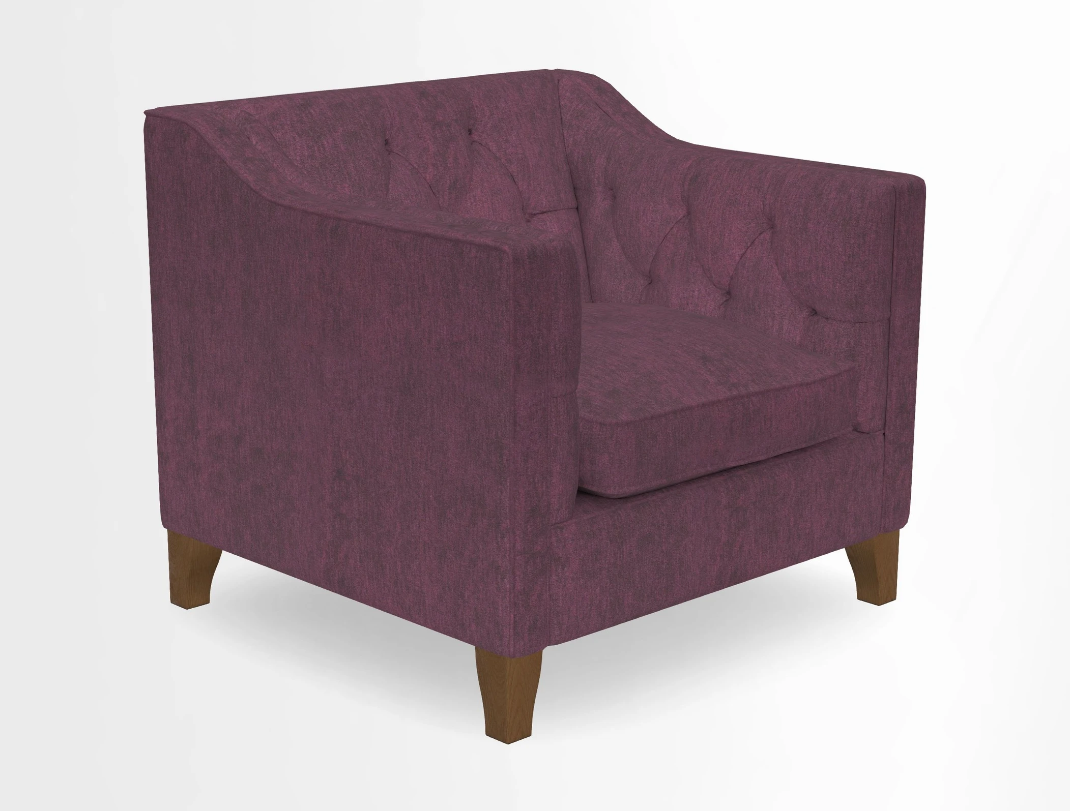 Haresfield Dipped Arm Chair in Two Tone Plain Biscuit