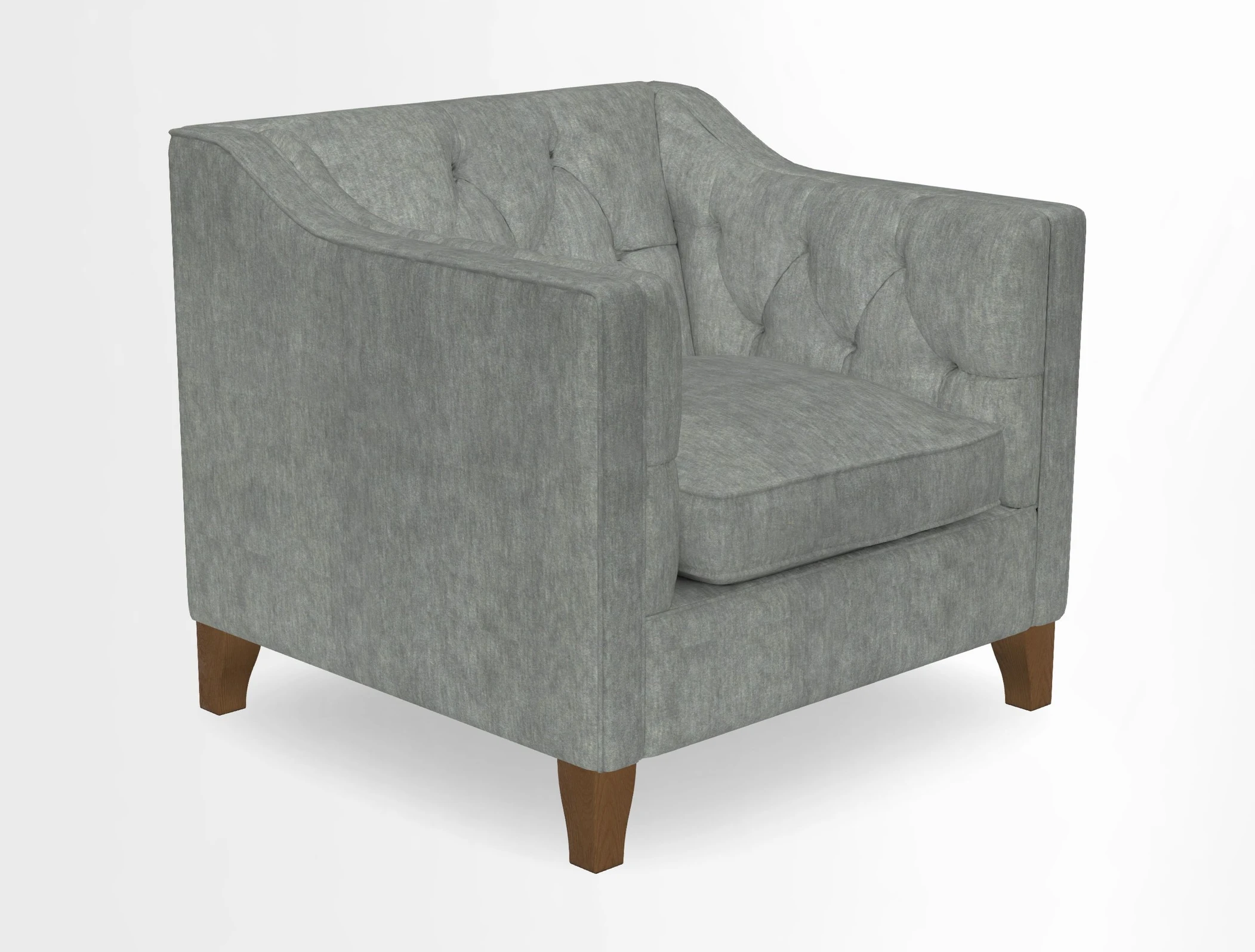 Haresfield Dipped Arm Chair in Two Tone Plain Biscuit