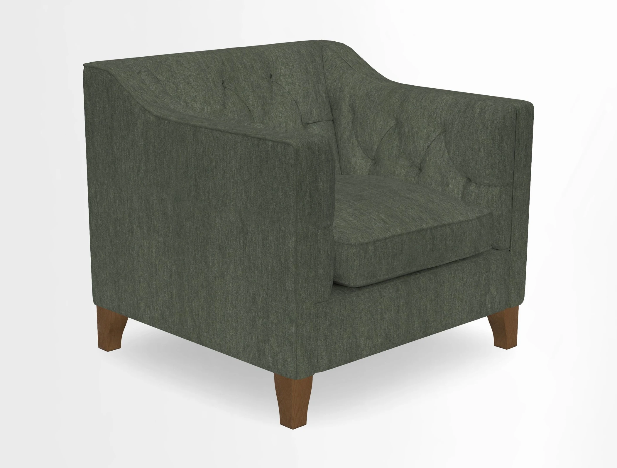 Haresfield Dipped Arm Chair in Two Tone Plain Biscuit