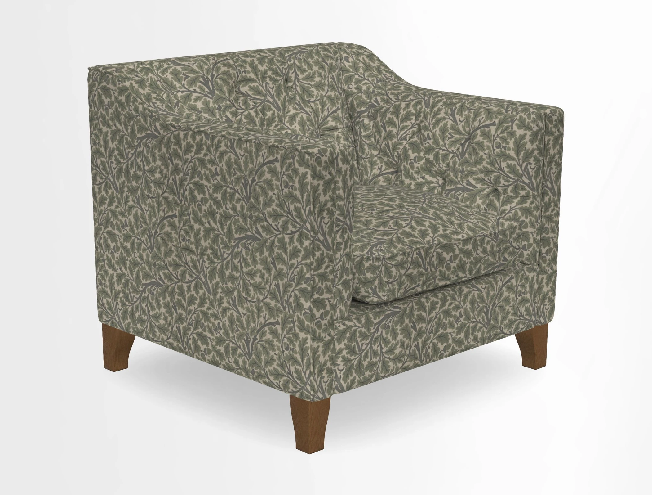 Haresfield Dipped Arm Chair in Two Tone Plain Biscuit