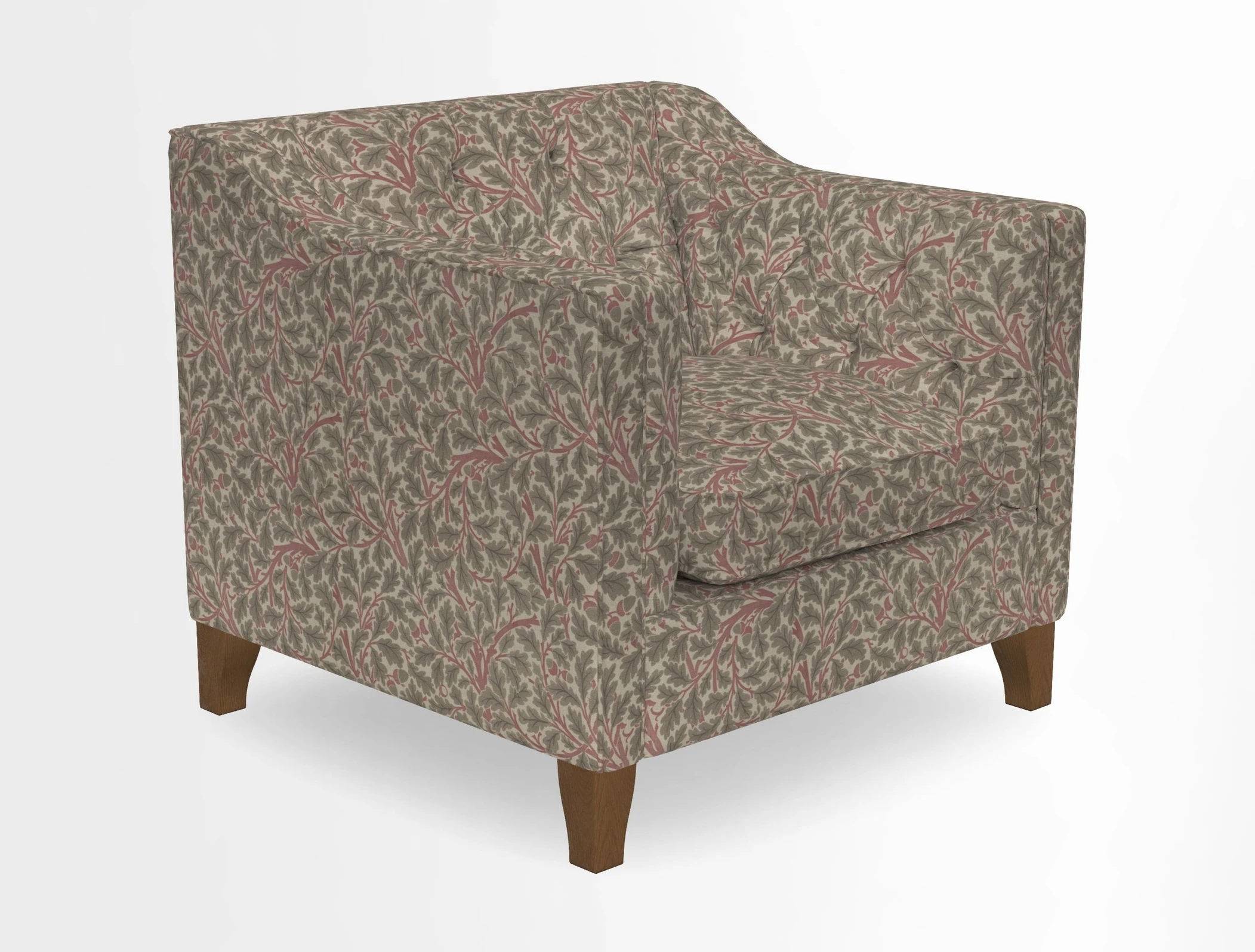 Haresfield Dipped Arm Chair in Two Tone Plain Biscuit