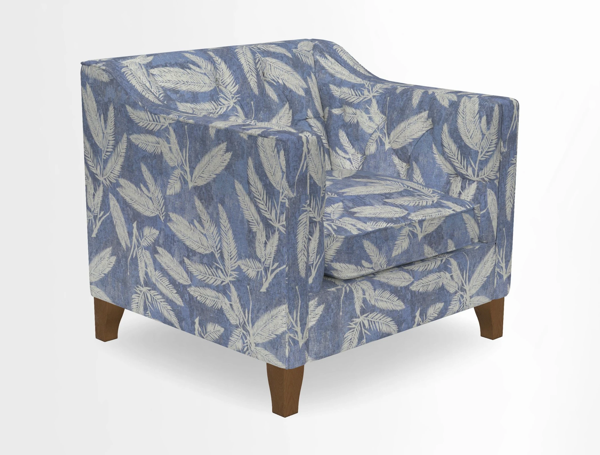 Haresfield Dipped Arm Chair in Two Tone Plain Biscuit