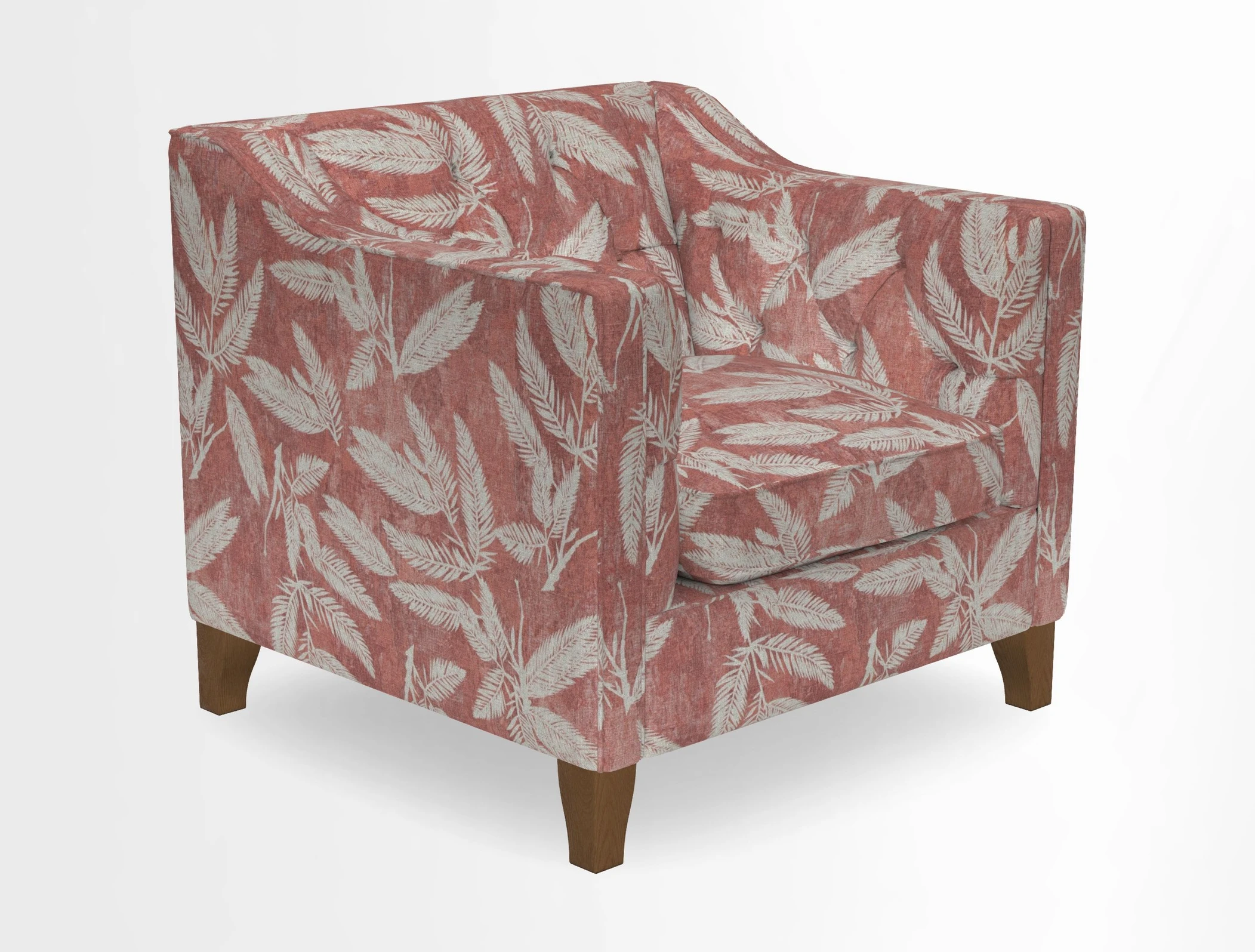 Haresfield Dipped Arm Chair in Two Tone Plain Biscuit