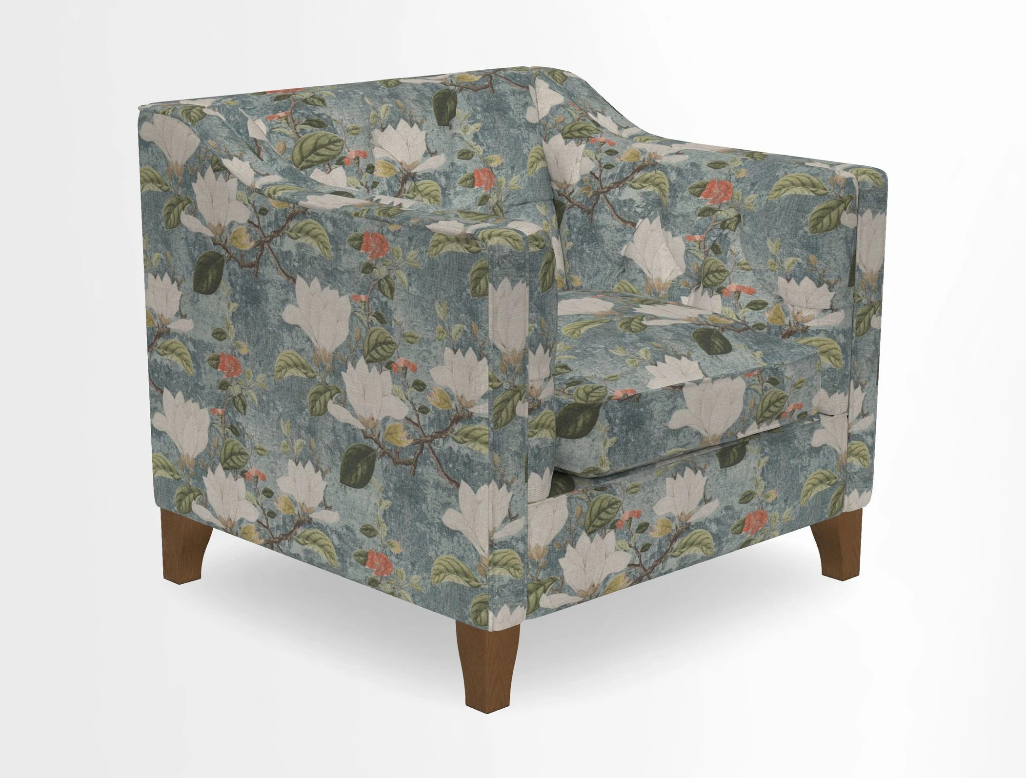 Haresfield Dipped Arm Chair in Two Tone Plain Biscuit