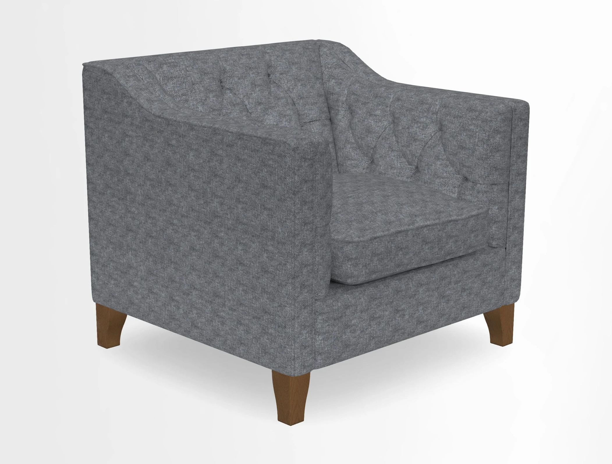 Haresfield Dipped Arm Chair in Two Tone Plain Biscuit