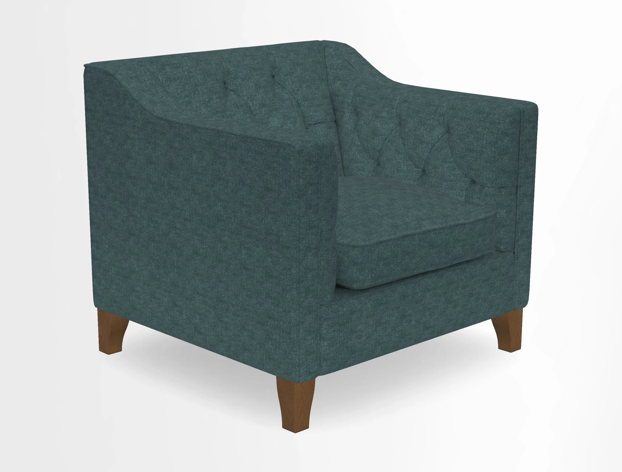 Haresfield Dipped Arm Chair in Two Tone Plain Biscuit