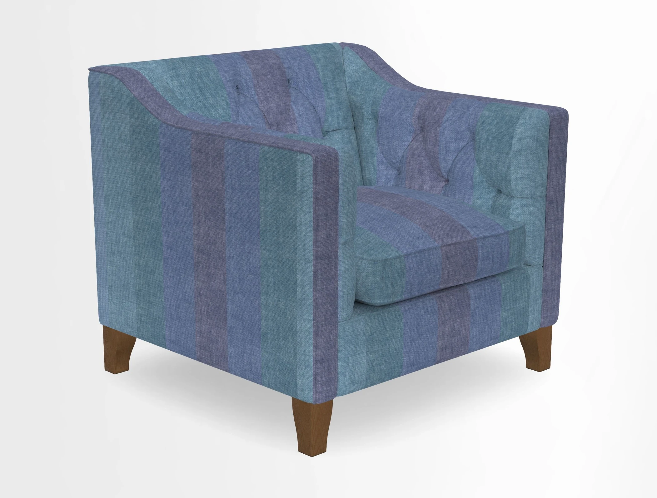 Haresfield Dipped Arm Chair in Two Tone Plain Biscuit