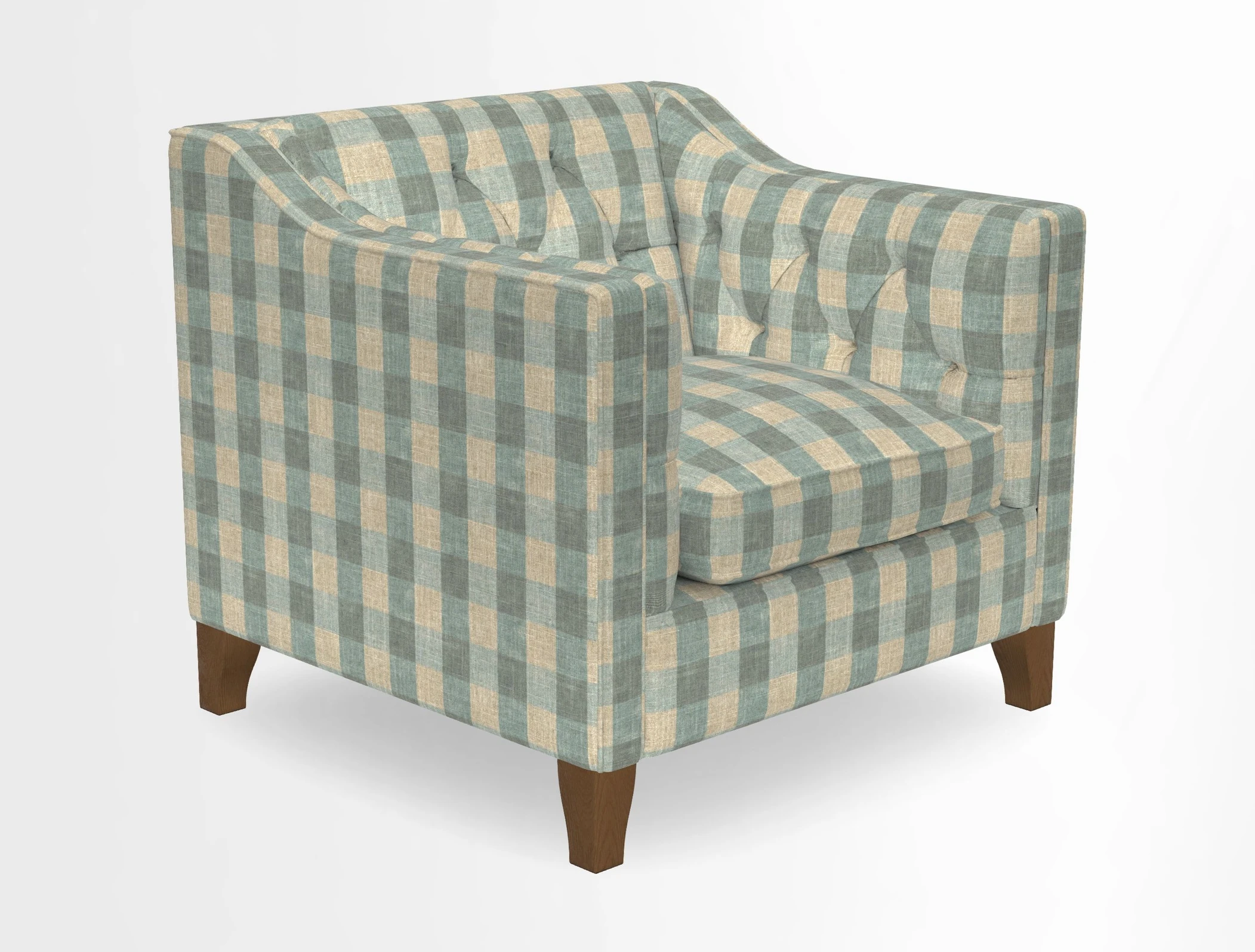 Haresfield Dipped Arm Chair in Two Tone Plain Biscuit