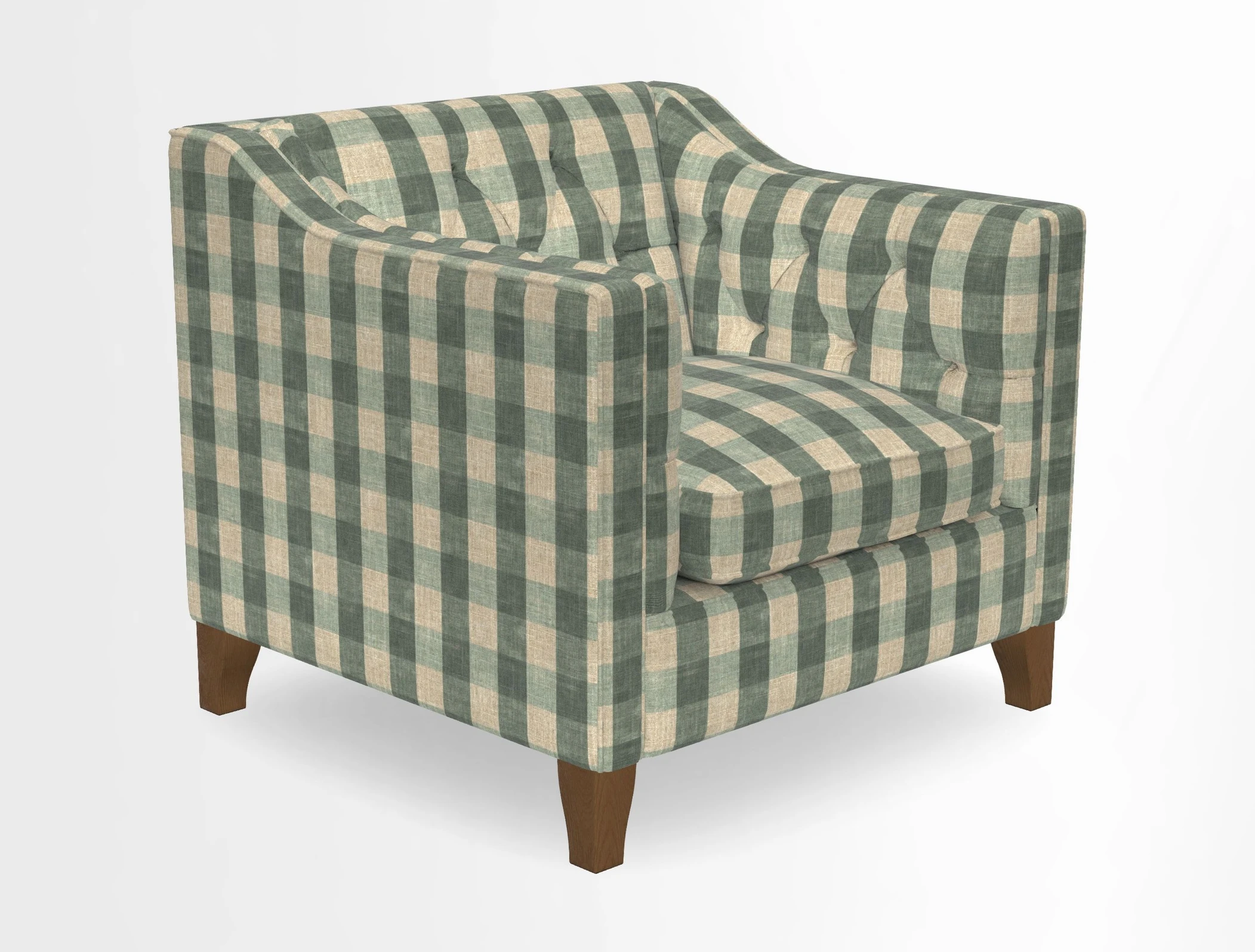 Haresfield Dipped Arm Chair in Two Tone Plain Biscuit