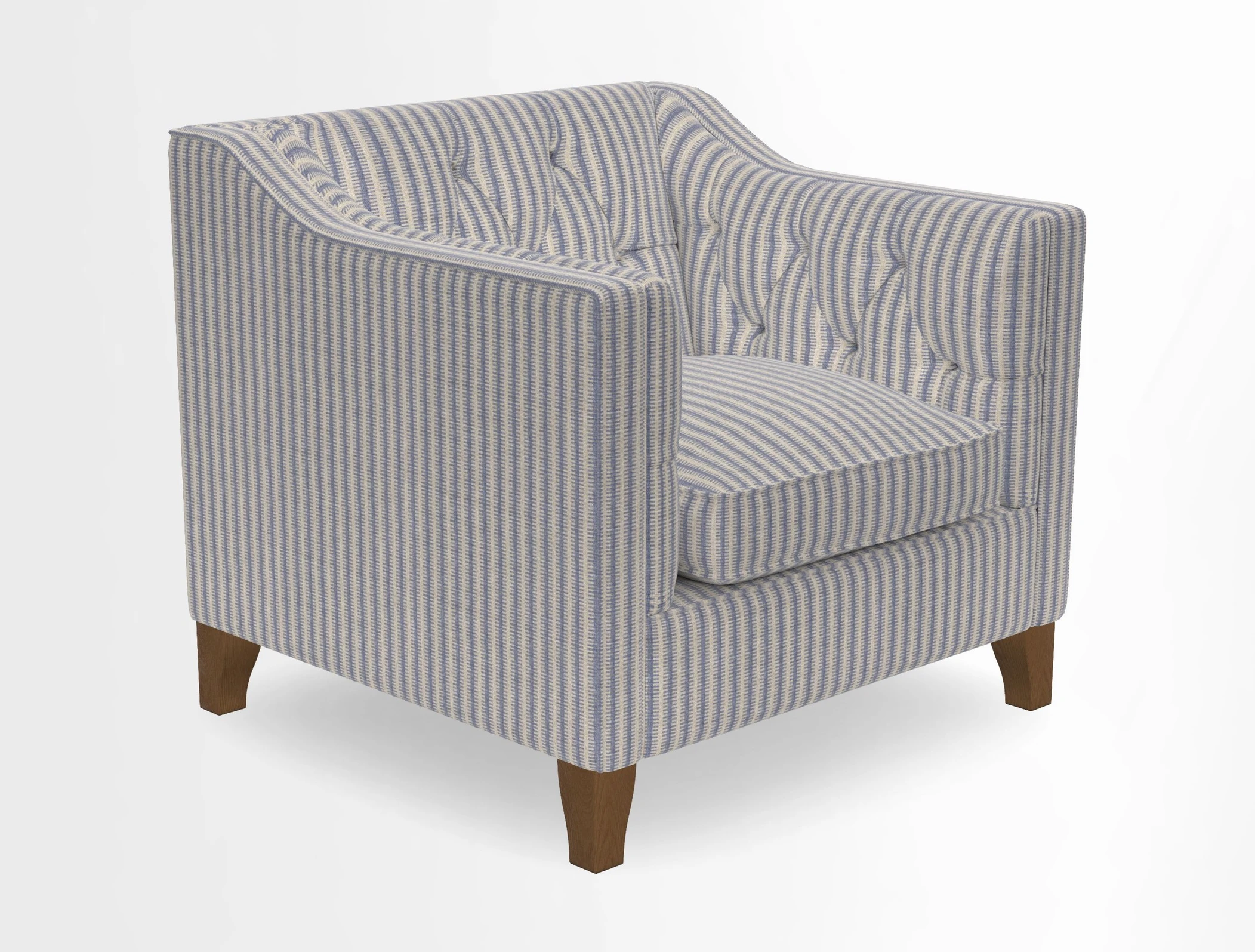 Haresfield Dipped Arm Chair in Two Tone Plain Biscuit