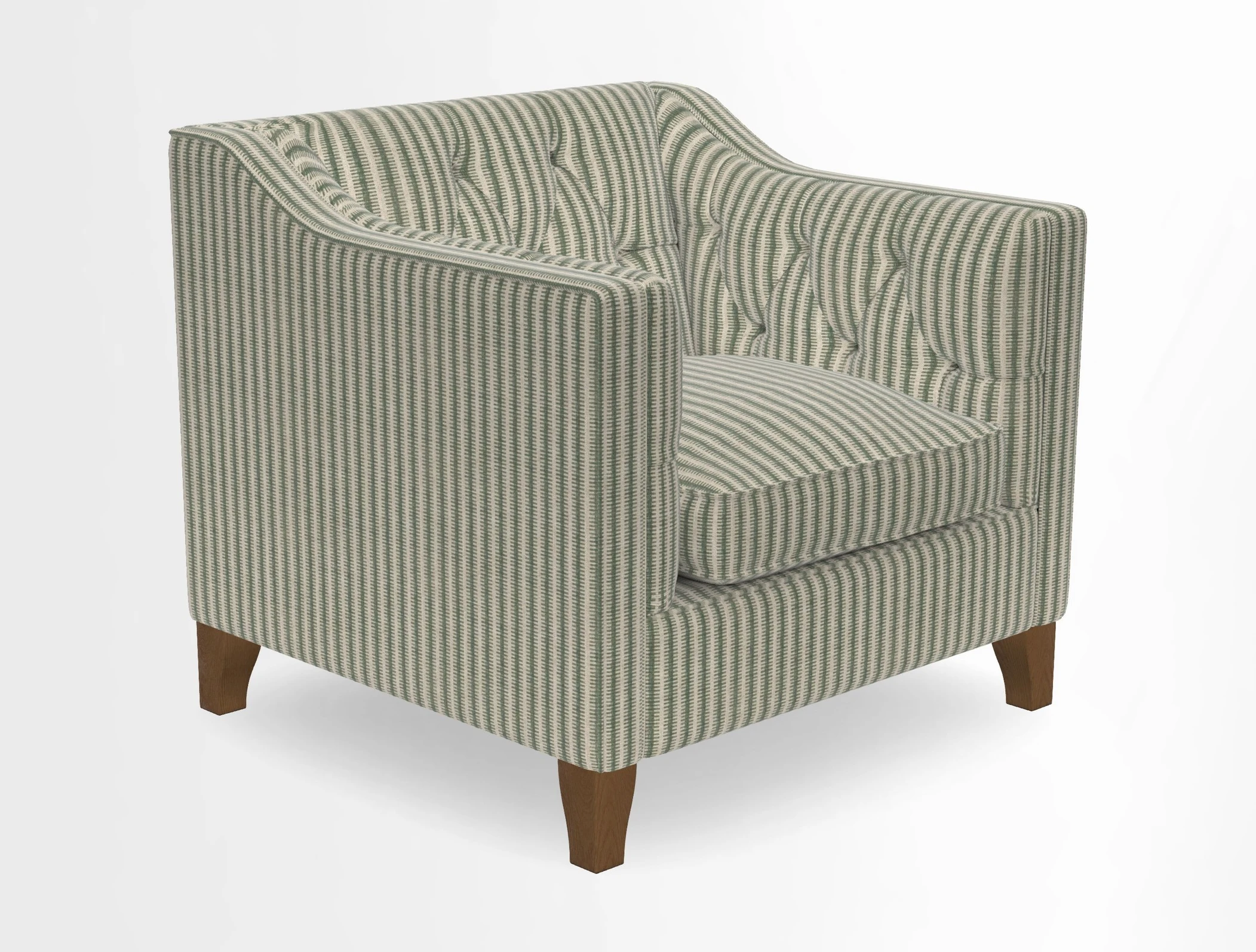 Haresfield Dipped Arm Chair in Two Tone Plain Biscuit