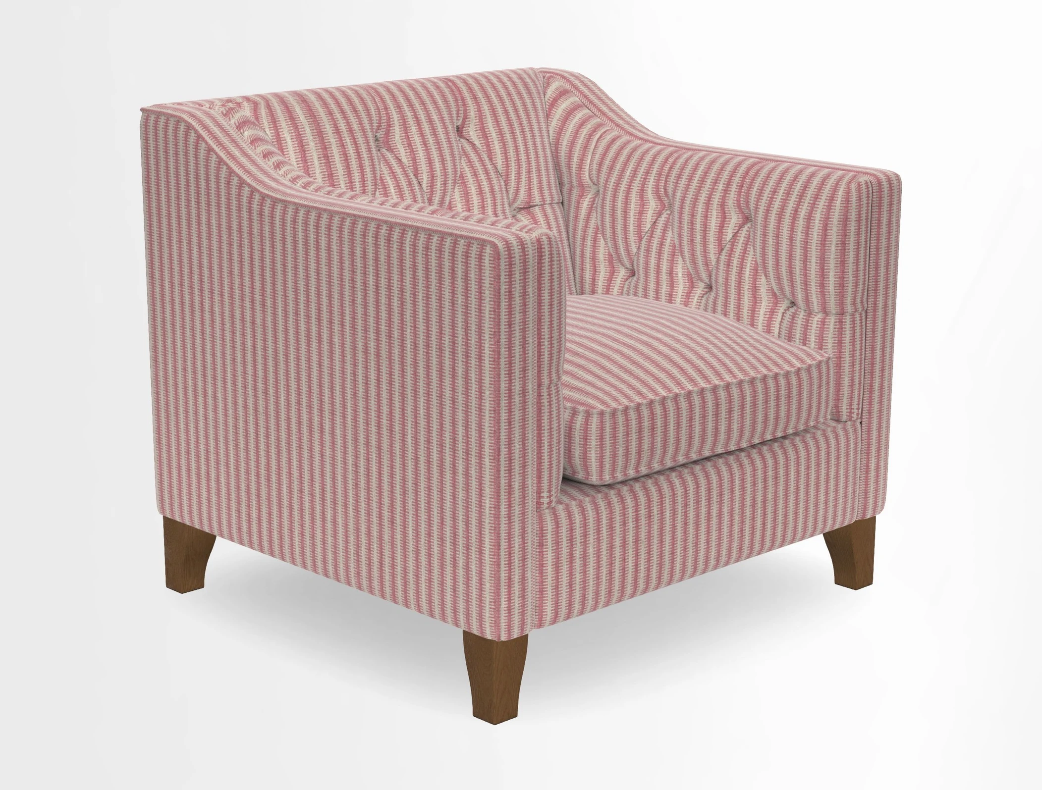 Haresfield Dipped Arm Chair in Two Tone Plain Biscuit