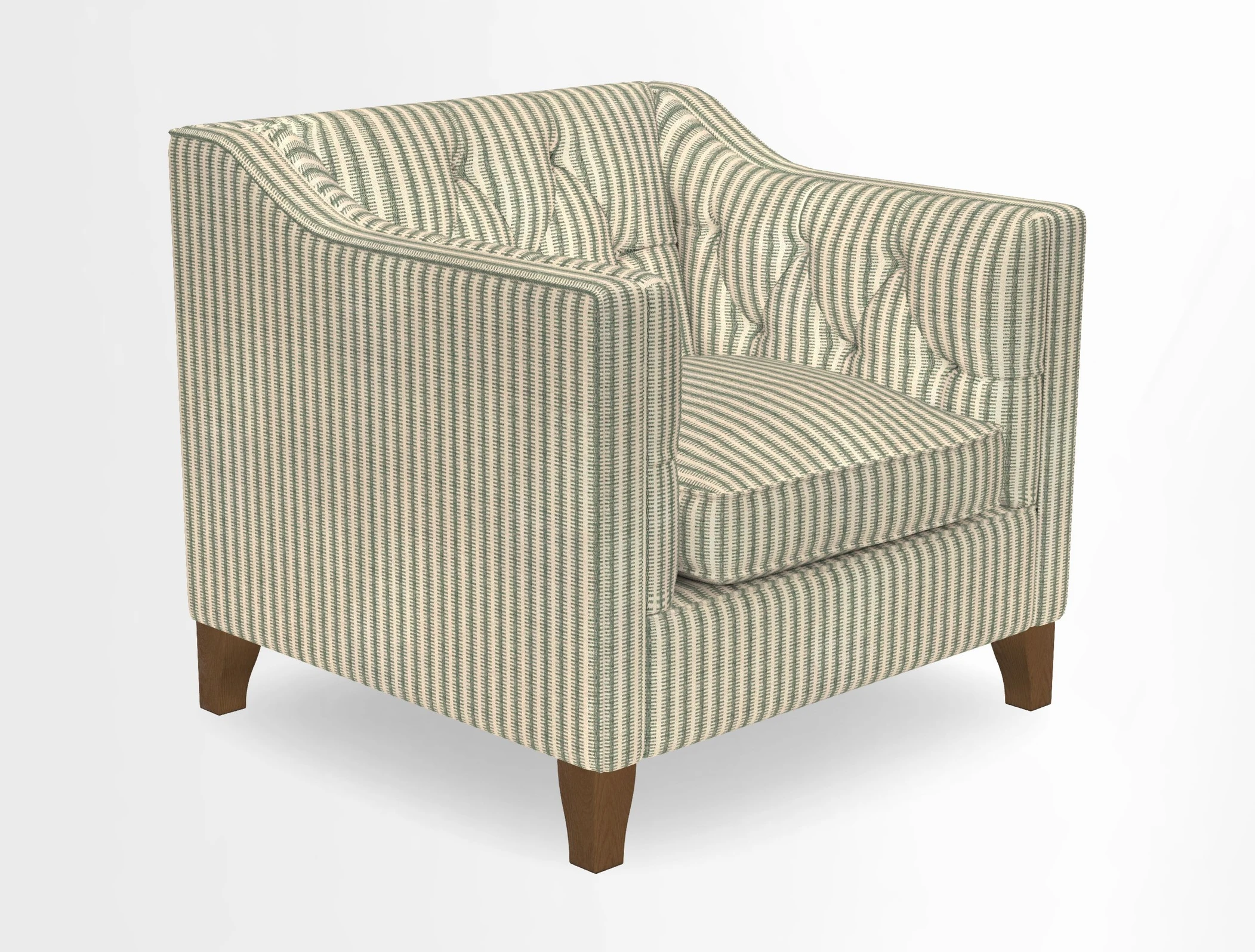 Haresfield Dipped Arm Chair in Two Tone Plain Biscuit