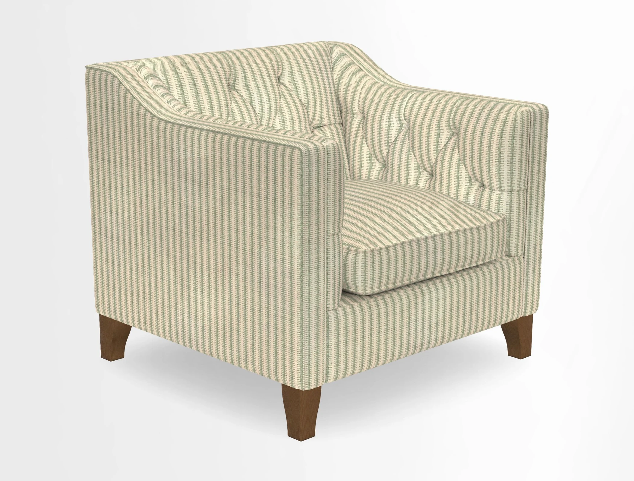 Haresfield Dipped Arm Chair in Two Tone Plain Biscuit