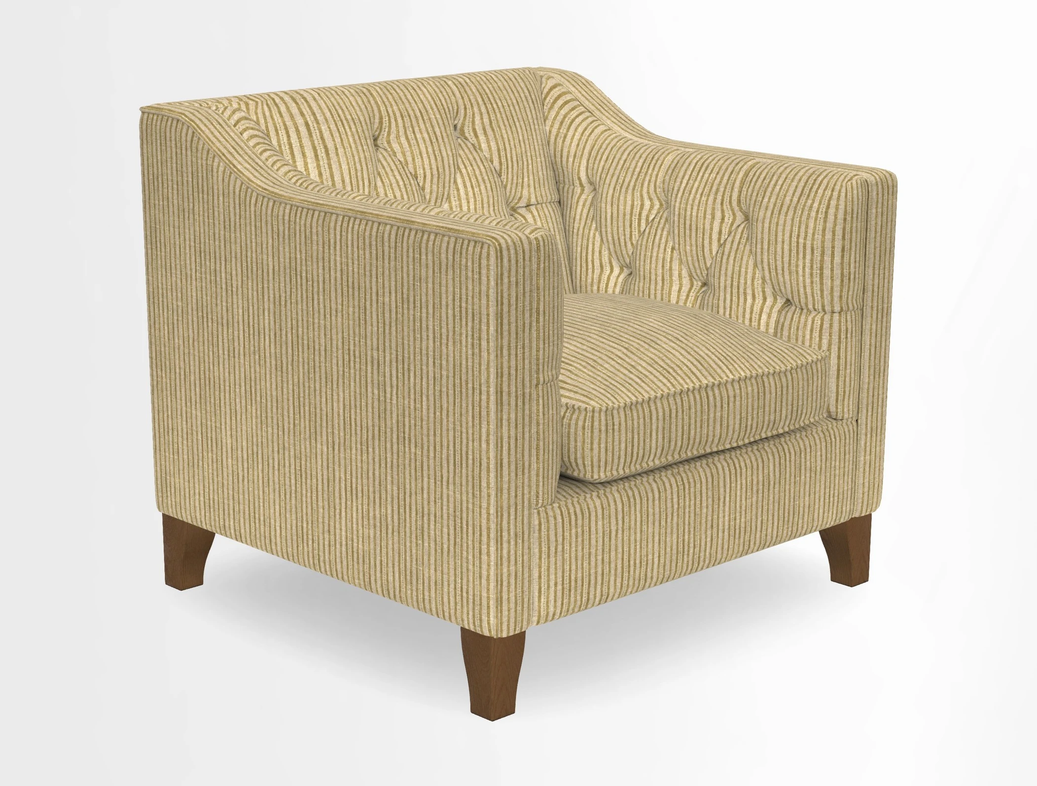 Haresfield Dipped Arm Chair in Two Tone Plain Biscuit