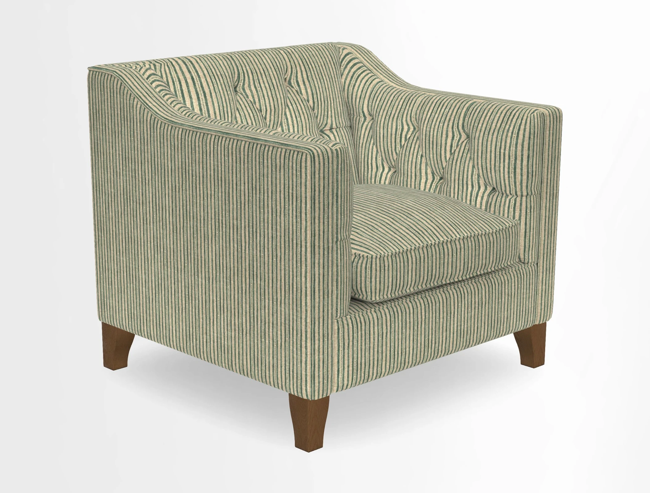 Haresfield Dipped Arm Chair in Two Tone Plain Biscuit
