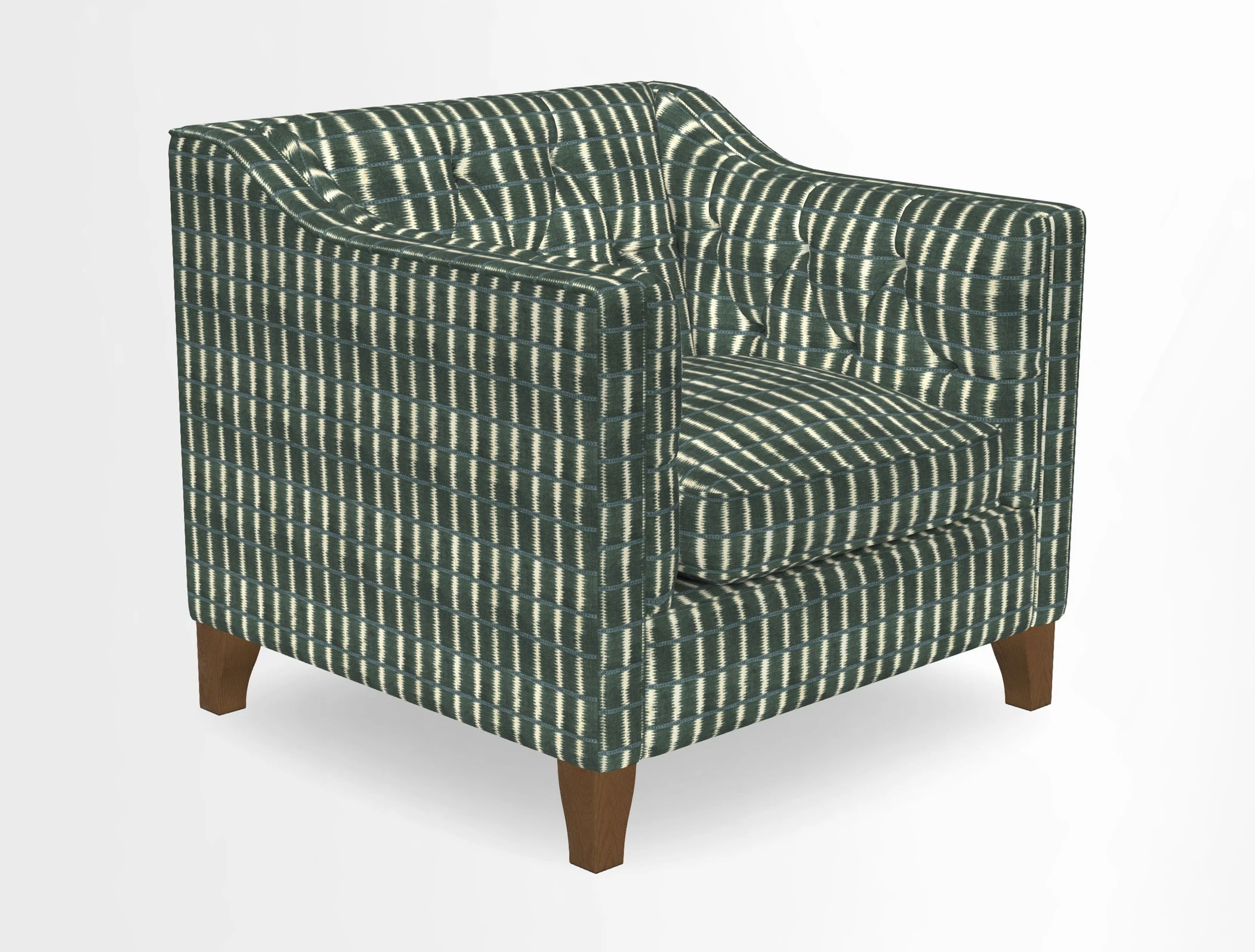 Haresfield Dipped Arm Chair in Two Tone Plain Biscuit