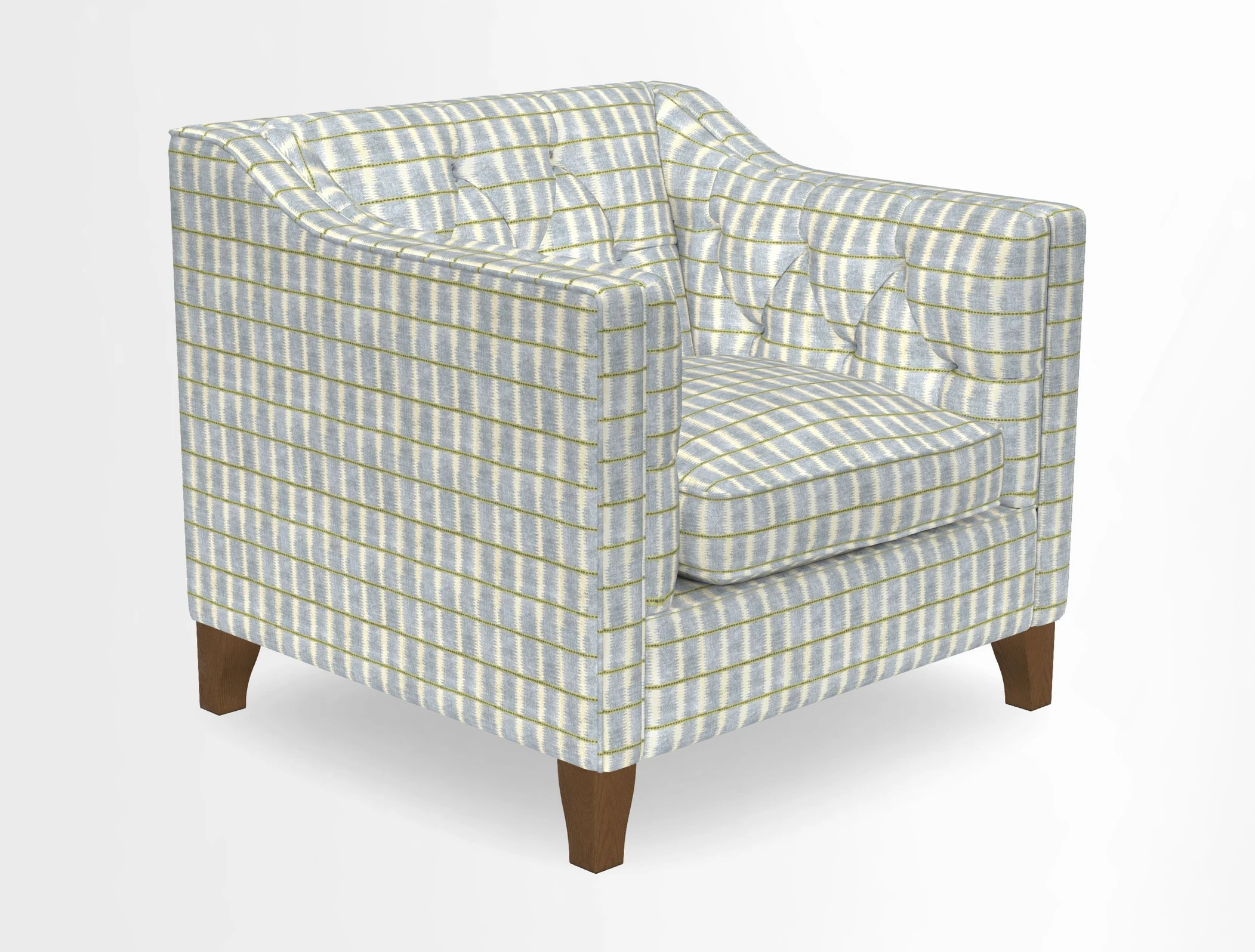 Haresfield Dipped Arm Chair in Two Tone Plain Biscuit