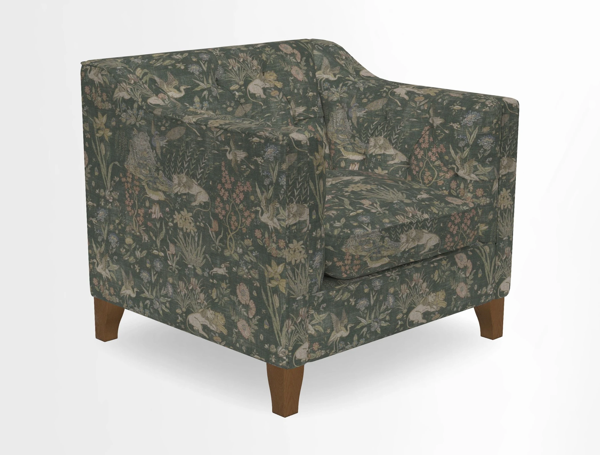 Haresfield Dipped Arm Chair in Two Tone Plain Biscuit